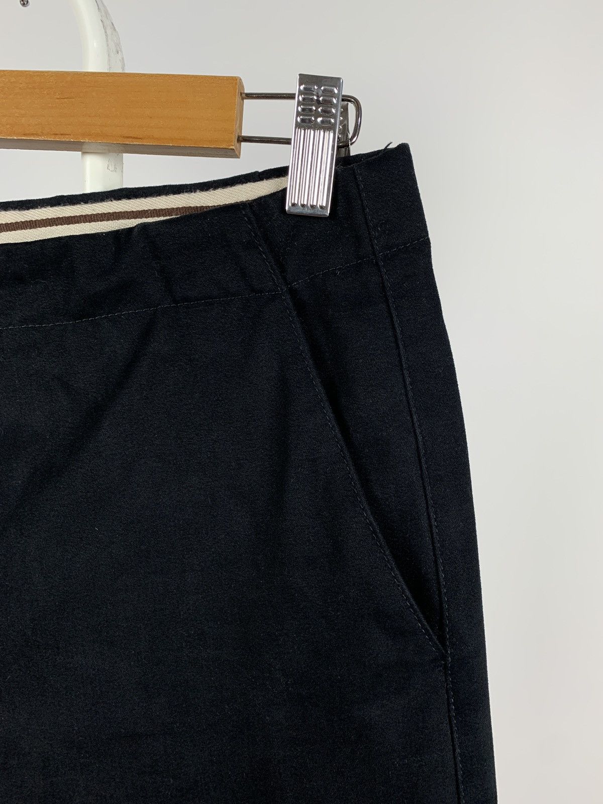 Miu Miu Vintage Miu Miu Velour Black Pants Size US 31 - 12 Thumbnail