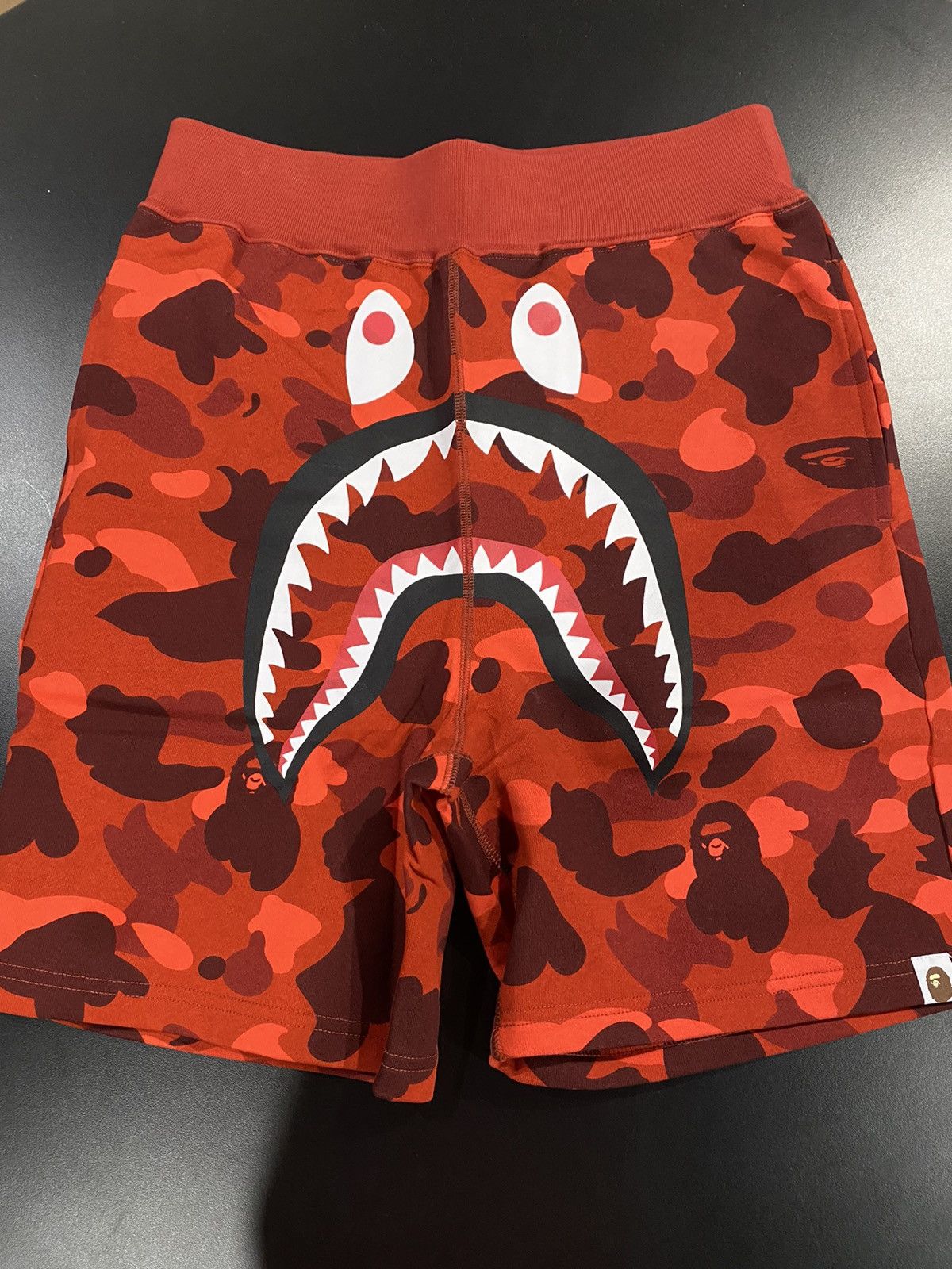 Bape best sale shorts orange