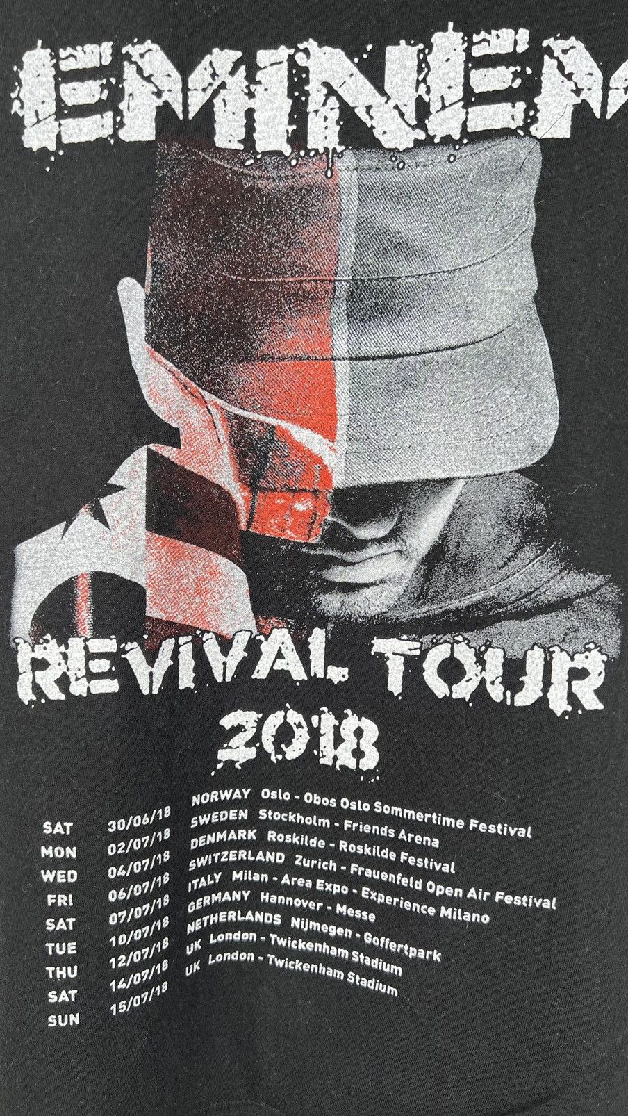 Eminem Eminem 2018 Tour Tee Size US L / EU 52-54 / 3 - 6 Thumbnail