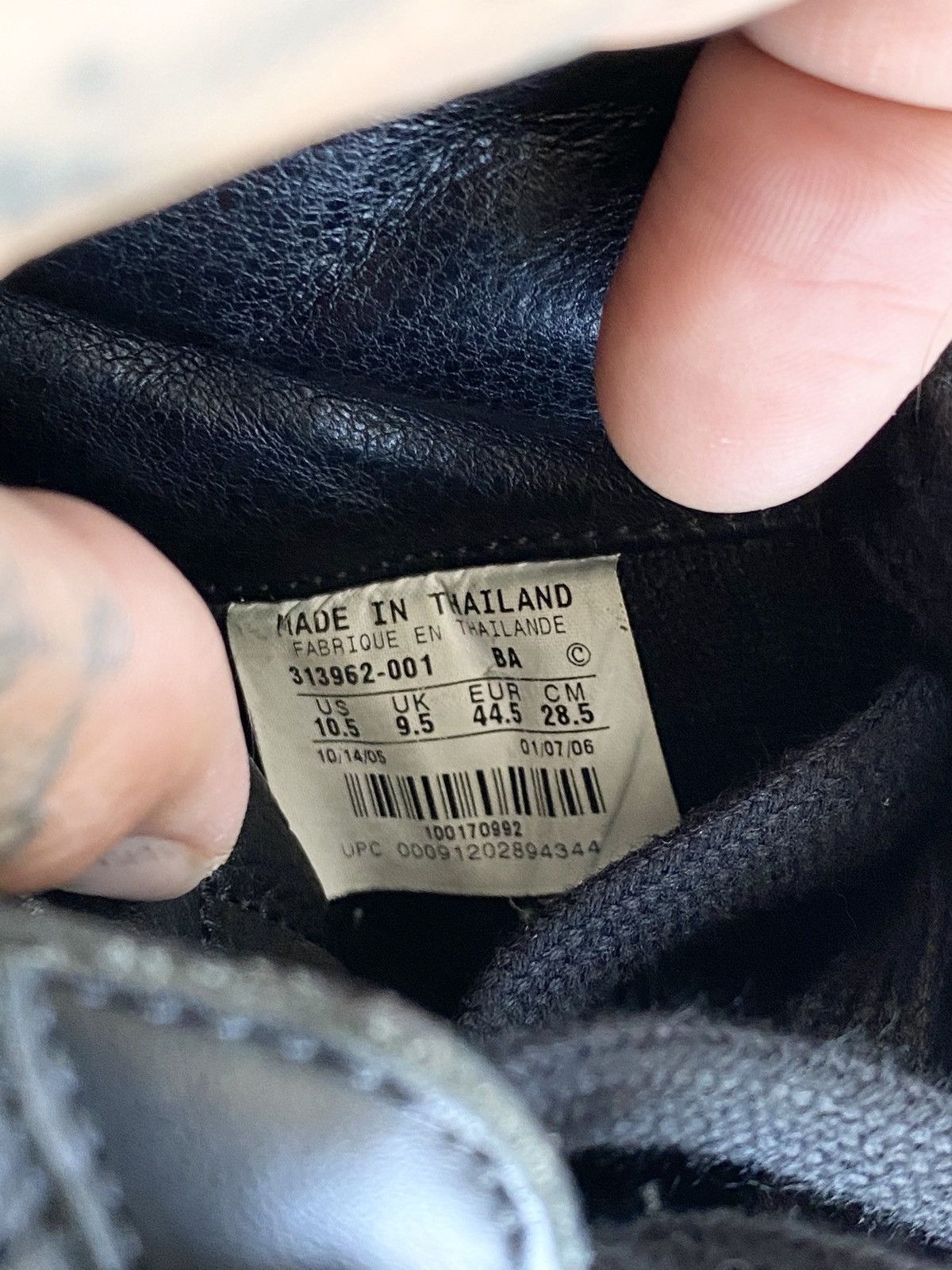 Nike × Supreme Supreme x Blazer SB Black 2006 Size US 10.5 / EU 43-44 - 5 Thumbnail