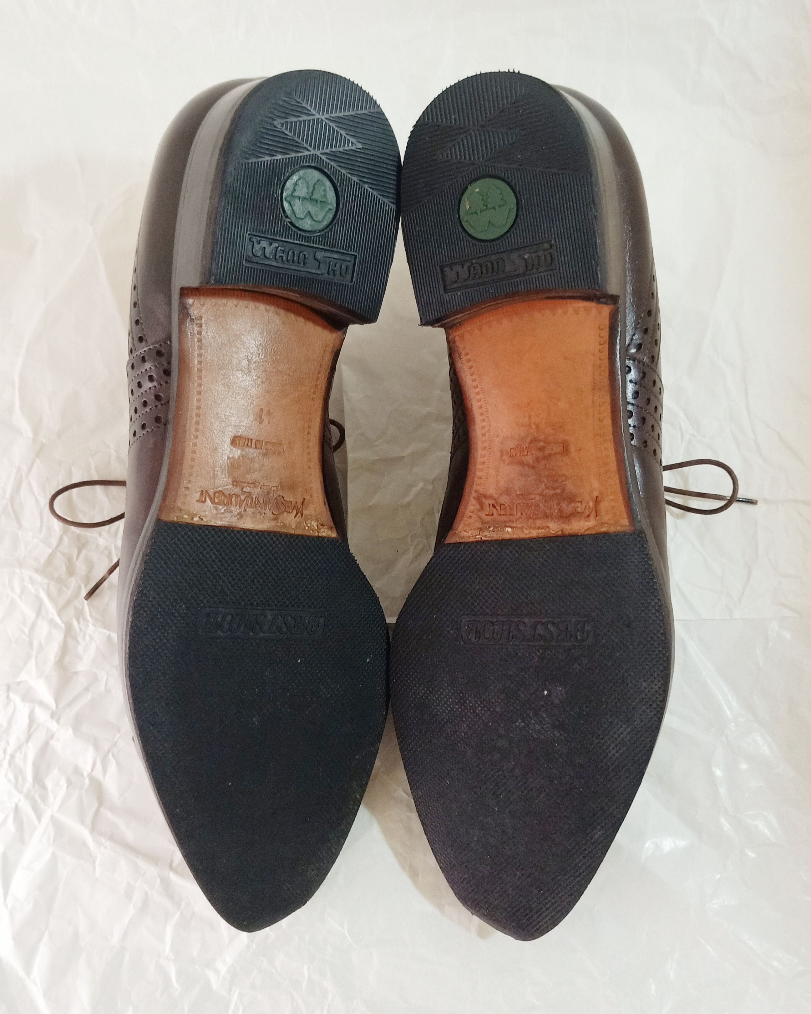 Saint Laurent Paris × Yves Saint Laurent SAINT LAURENT YSL EARL PERFORATED OXFORDS SHOES Tom Ford Era Size US 8 / EU 41 - 15 Thumbnail