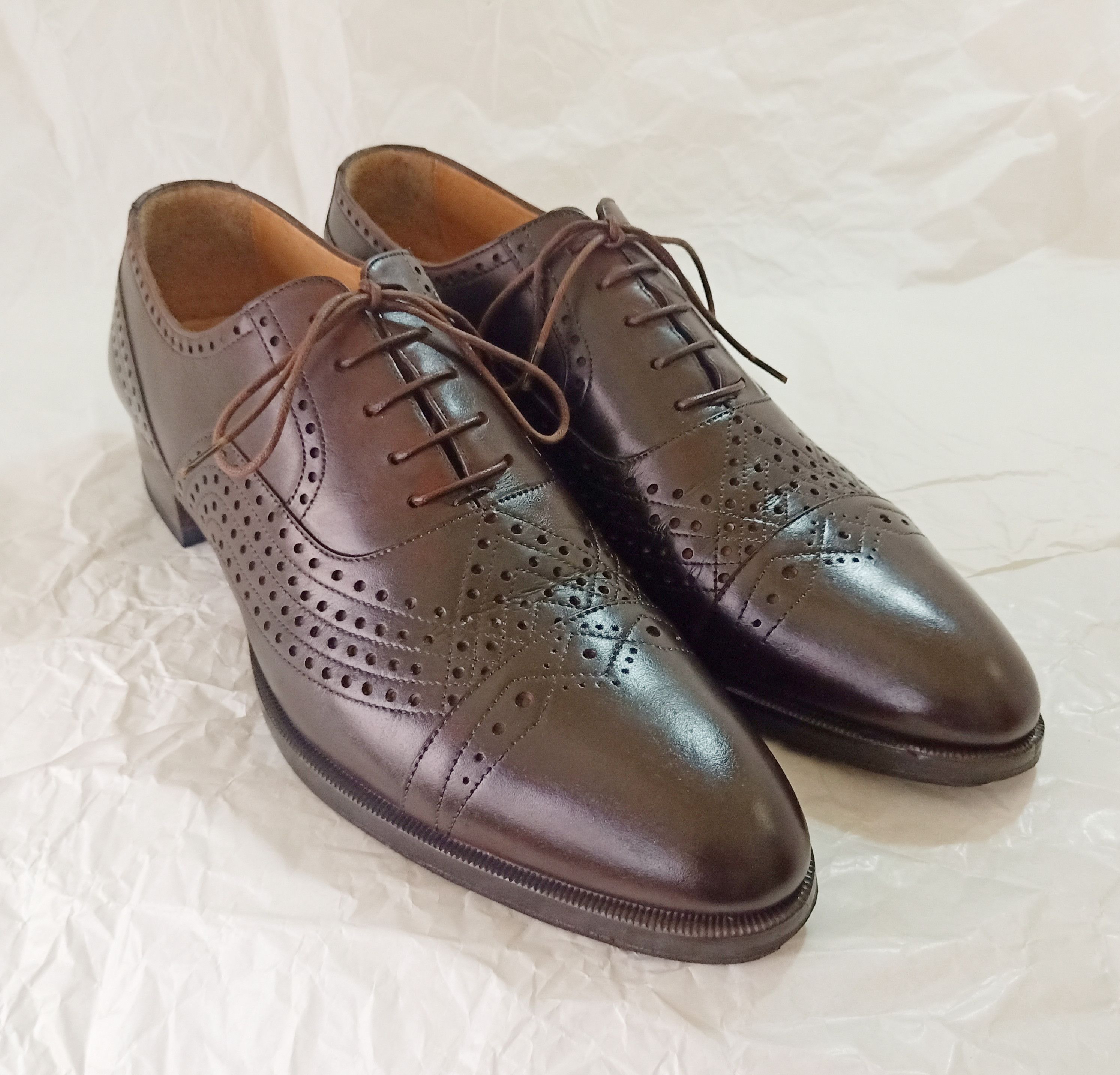 Saint Laurent Paris × Yves Saint Laurent SAINT LAURENT YSL EARL PERFORATED OXFORDS SHOES Tom Ford Era Size US 8 / EU 41 - 14 Thumbnail