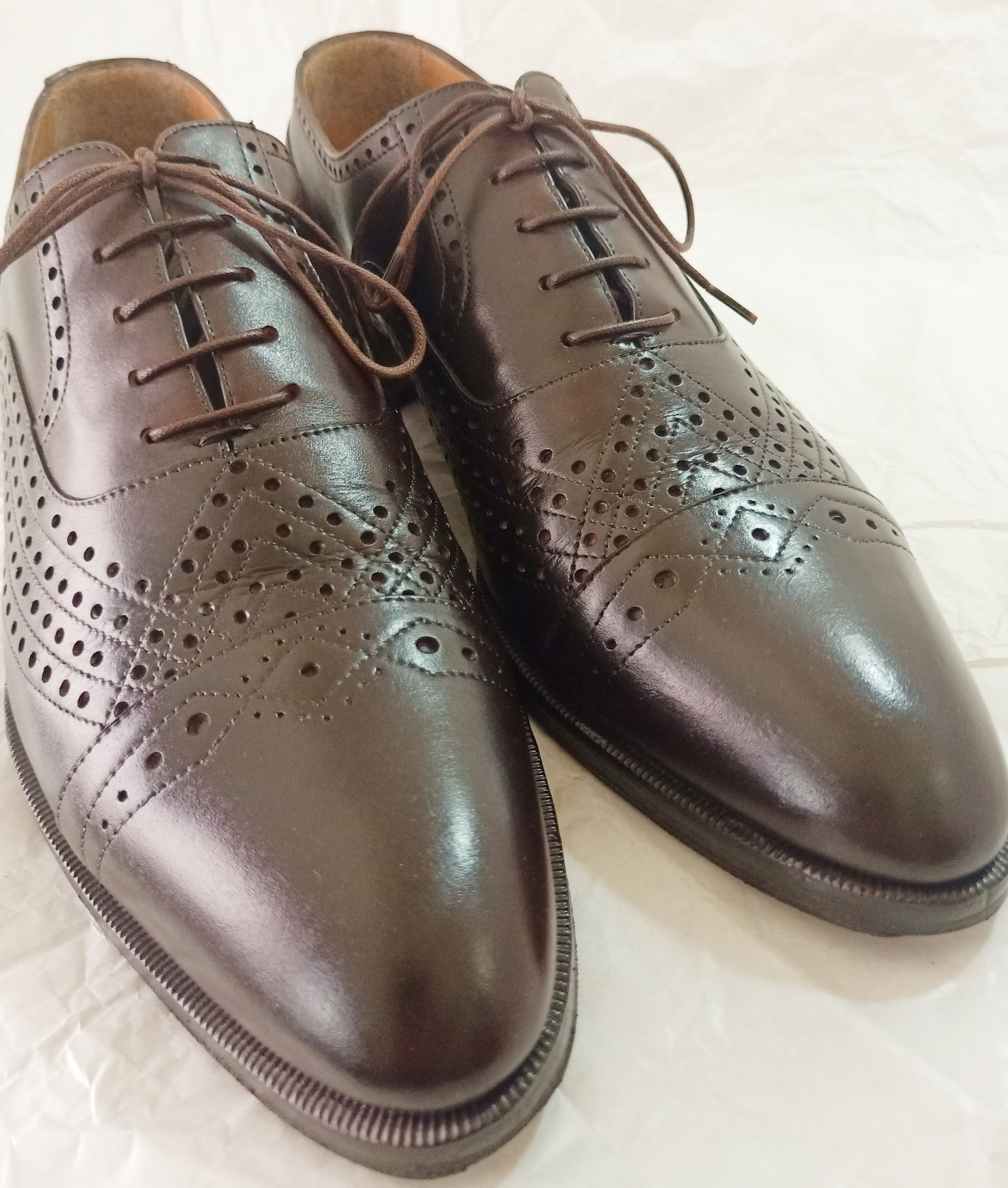 Saint Laurent Paris × Yves Saint Laurent SAINT LAURENT YSL EARL PERFORATED OXFORDS SHOES Tom Ford Era Size US 8 / EU 41 - 9 Thumbnail
