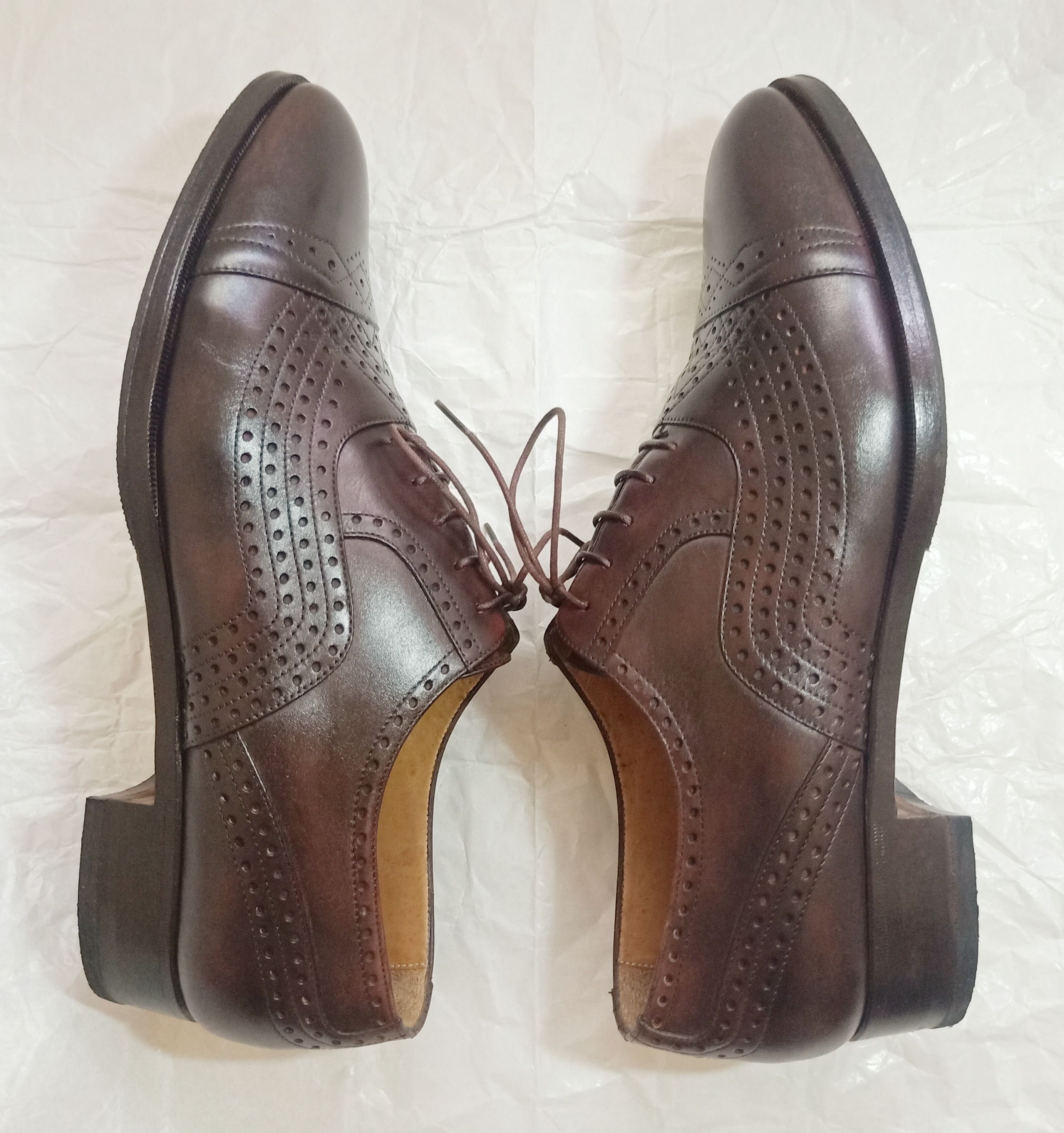 Saint Laurent Paris × Yves Saint Laurent SAINT LAURENT YSL EARL PERFORATED OXFORDS SHOES Tom Ford Era Size US 8 / EU 41 - 16 Thumbnail