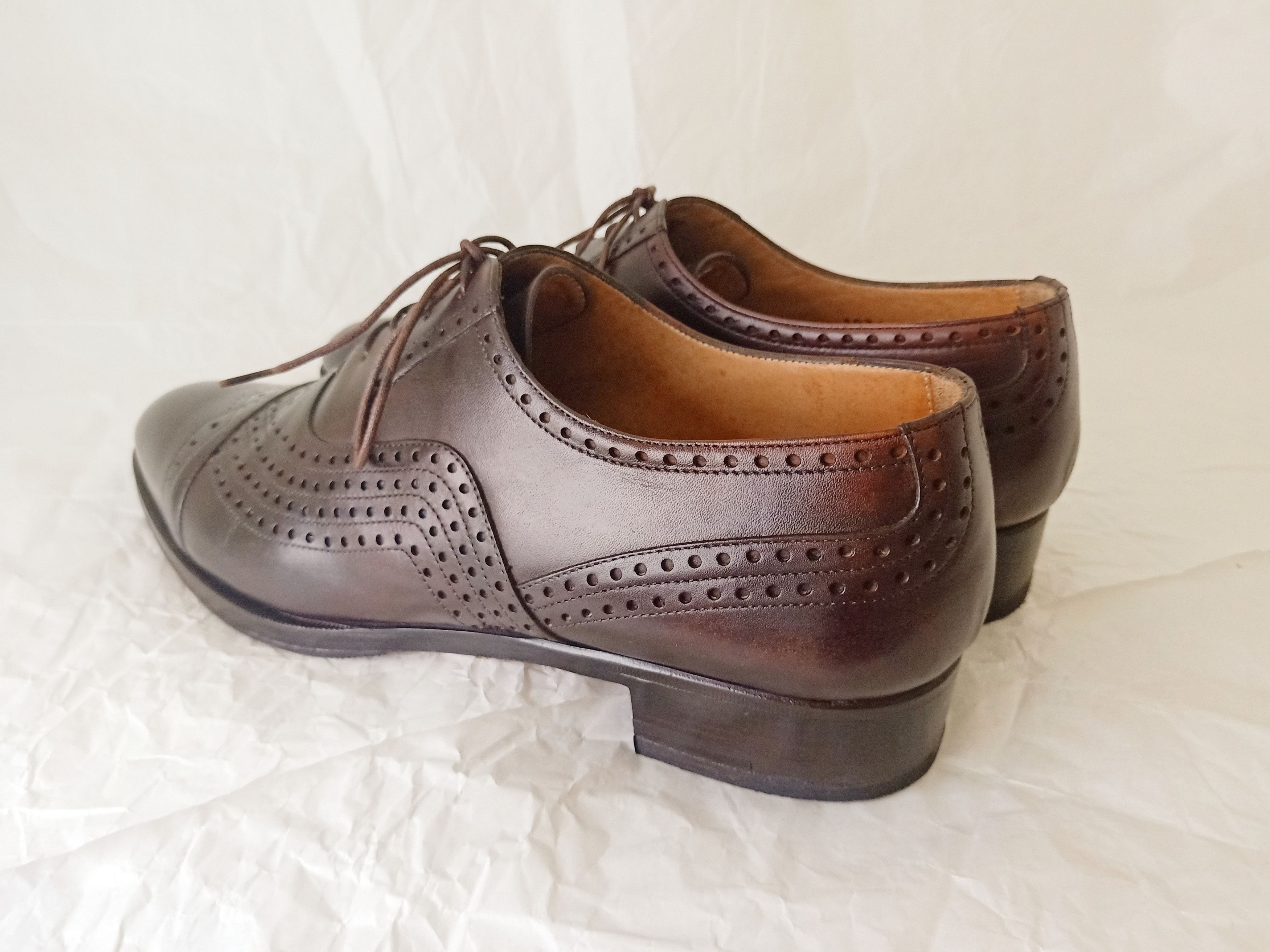 Saint Laurent Paris × Yves Saint Laurent SAINT LAURENT YSL EARL PERFORATED OXFORDS SHOES Tom Ford Era Size US 8 / EU 41 - 10 Thumbnail