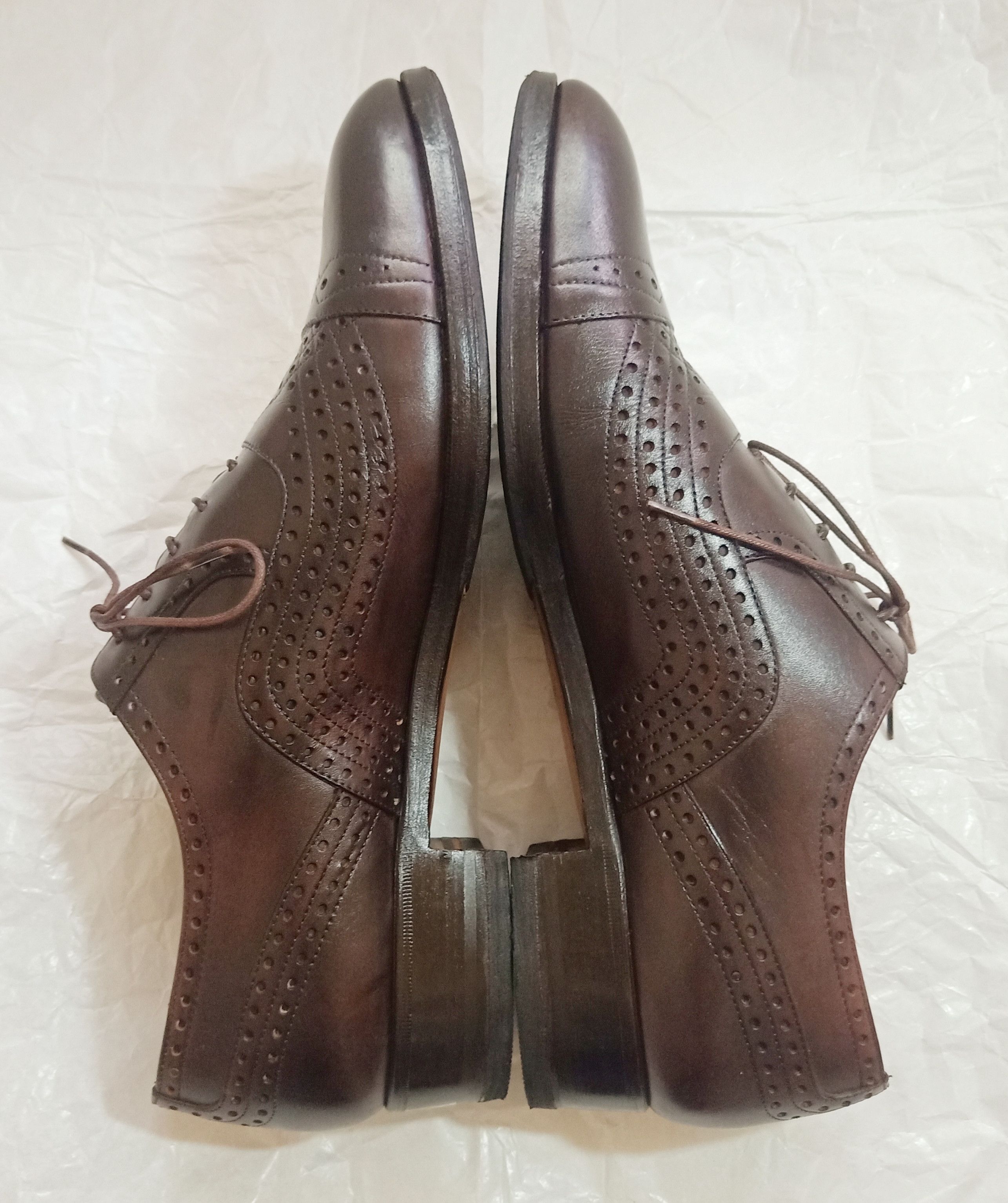 Saint Laurent Paris × Yves Saint Laurent SAINT LAURENT YSL EARL PERFORATED OXFORDS SHOES Tom Ford Era Size US 8 / EU 41 - 8 Thumbnail