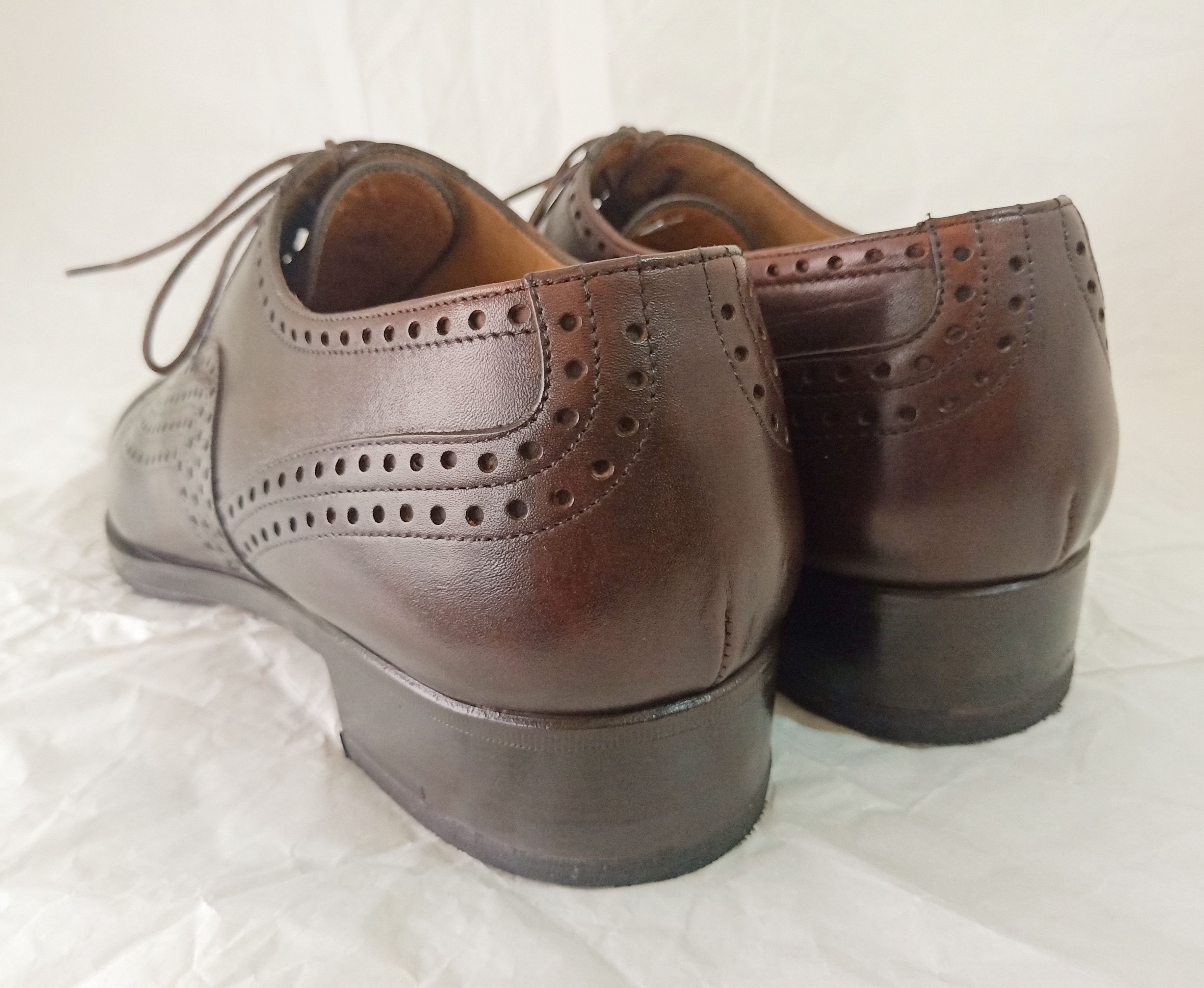 Saint Laurent Paris × Yves Saint Laurent SAINT LAURENT YSL EARL PERFORATED OXFORDS SHOES Tom Ford Era Size US 8 / EU 41 - 11 Thumbnail