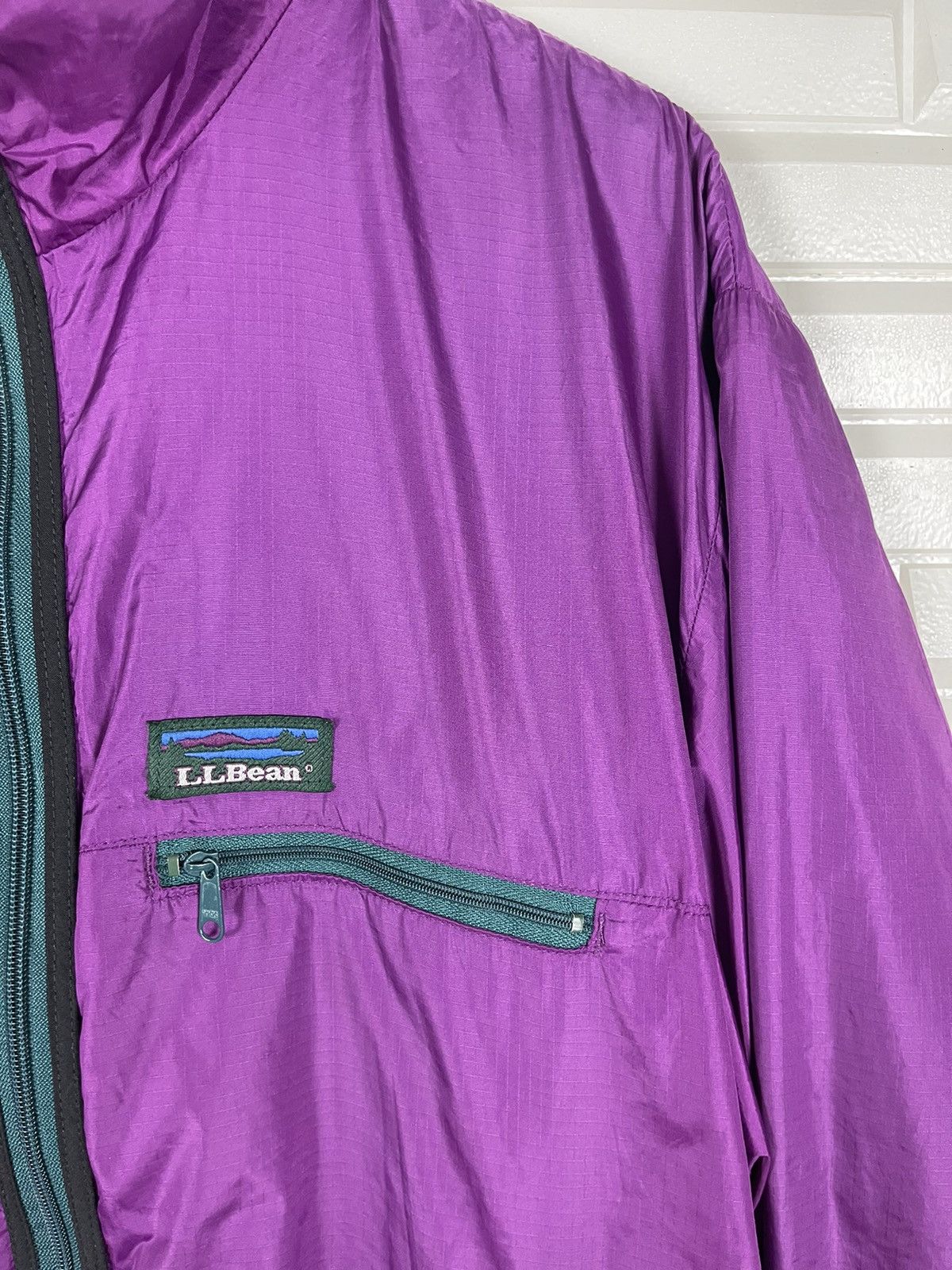 L.L. Bean × Vintage Vintage LL BEAN USA Reversible Jacket Windbreaker Fleece Size US M / EU 48-50 / 2 - 3 Thumbnail