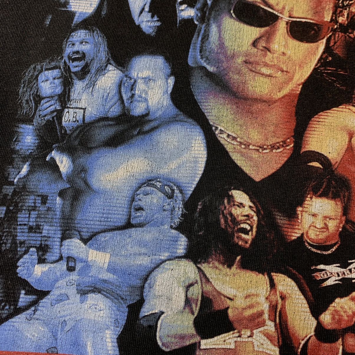 WWE WWE Made in USA Vintage 2000 Wrestling Raw The Menof Pacific Size US M / EU 48-50 / 2 - 9 Thumbnail