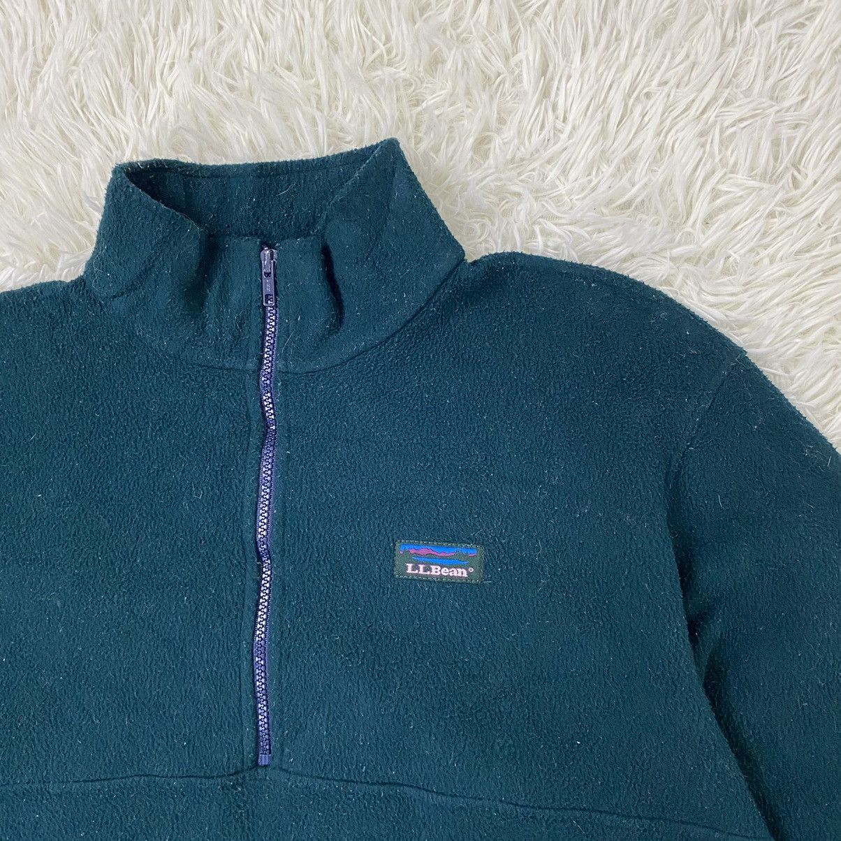 L.L. Bean VINTAGE L.L.BEAN HALF ZIPPER FLEECE JACKET Size US M / EU 48-50 / 2 - 5 Thumbnail