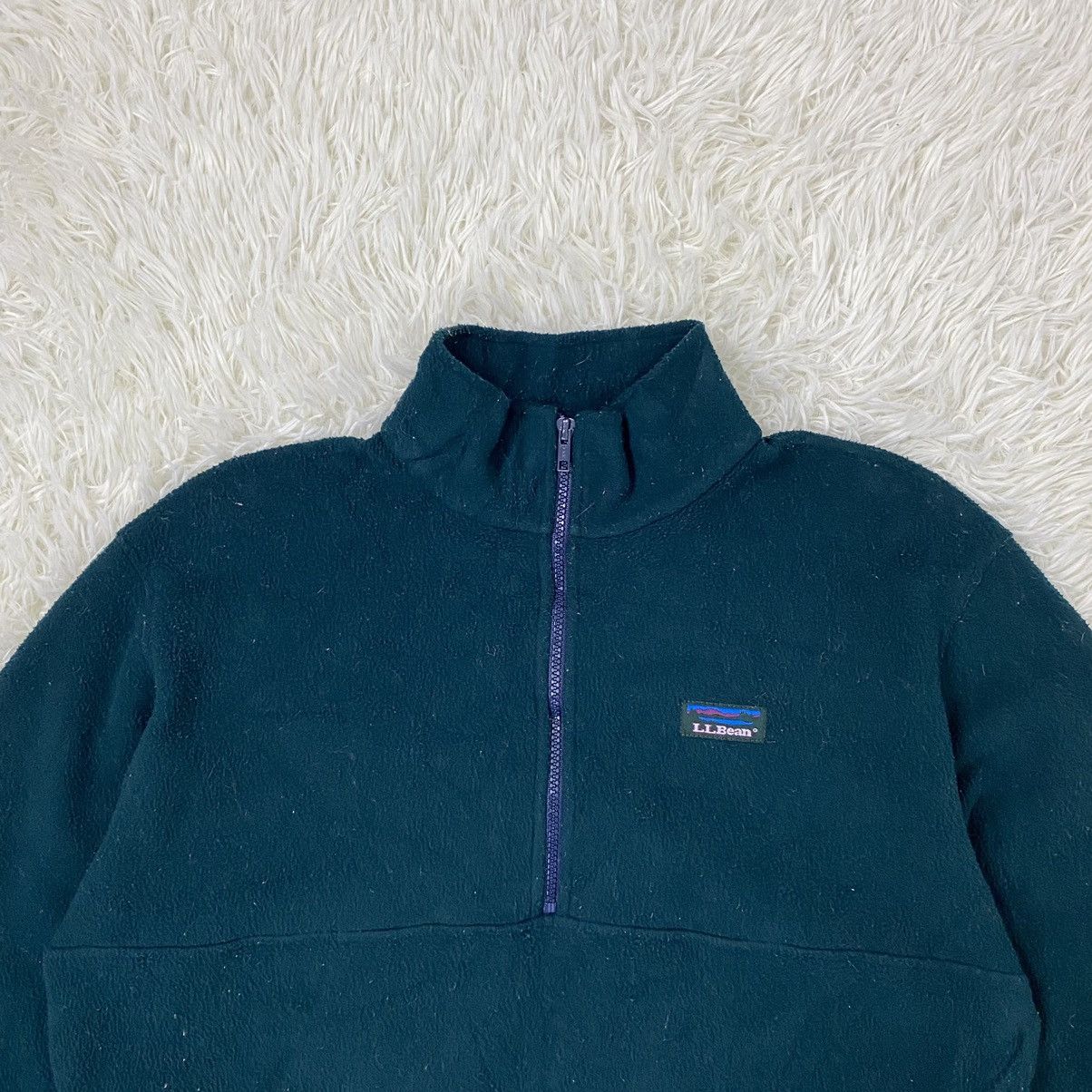 L.L. Bean VINTAGE L.L.BEAN HALF ZIPPER FLEECE JACKET Size US M / EU 48-50 / 2 - 4 Thumbnail