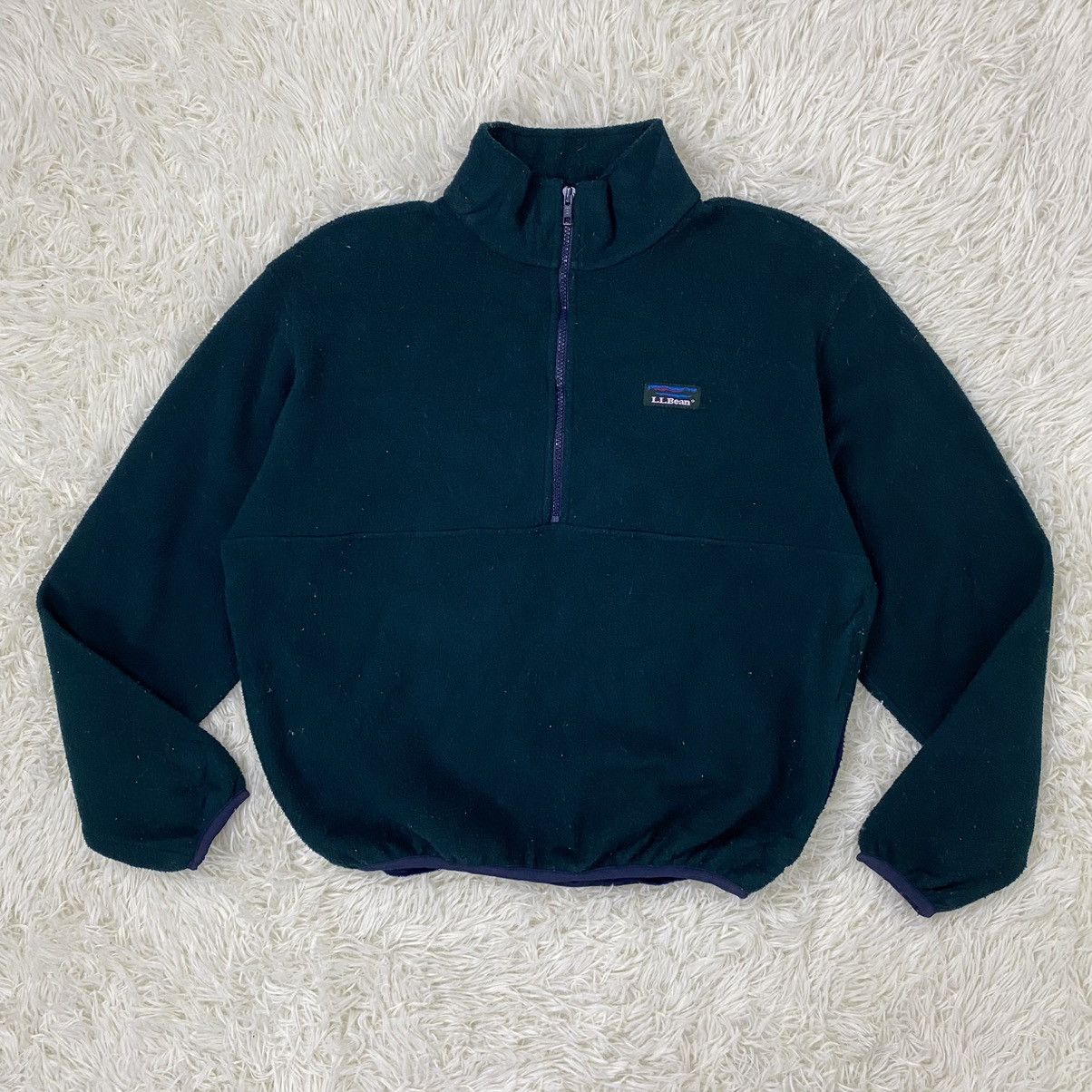 VINTAGE HALF ZIPPER FLEECE JACKET