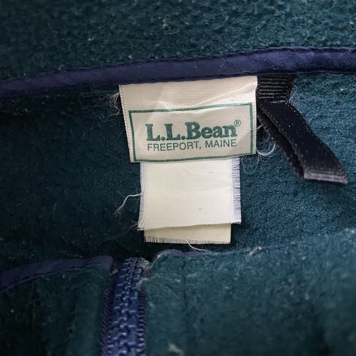 L.L. Bean VINTAGE L.L.BEAN HALF ZIPPER FLEECE JACKET Size US M / EU 48-50 / 2 - 6 Thumbnail