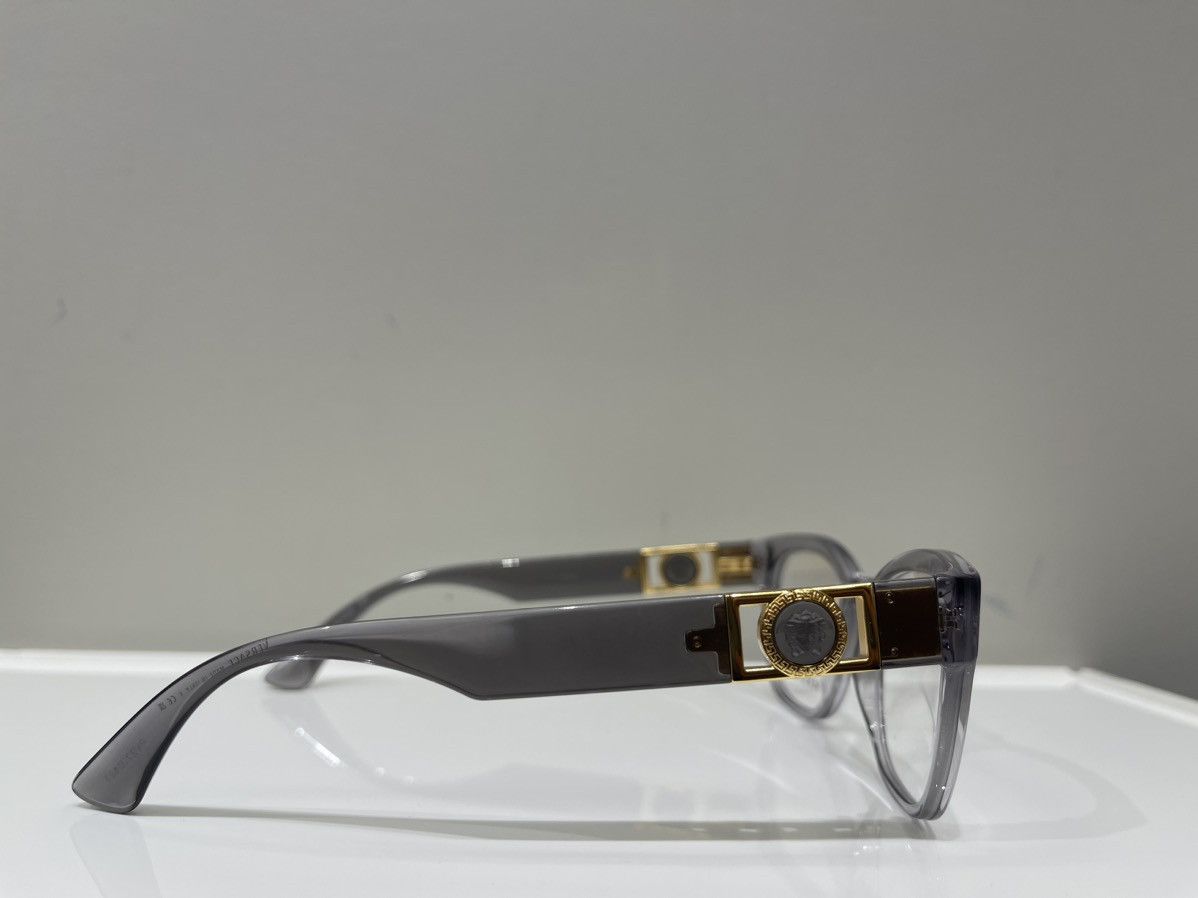 Versace × Vintage NEW Versace Medusa Clear Transparent Glasses Eyeglass Size ONE SIZE - 3 Thumbnail