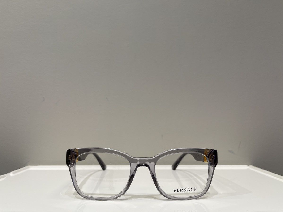 Versace × Vintage NEW Versace Medusa Clear Transparent Glasses Eyeglass Size ONE SIZE - 1 Thumbnail