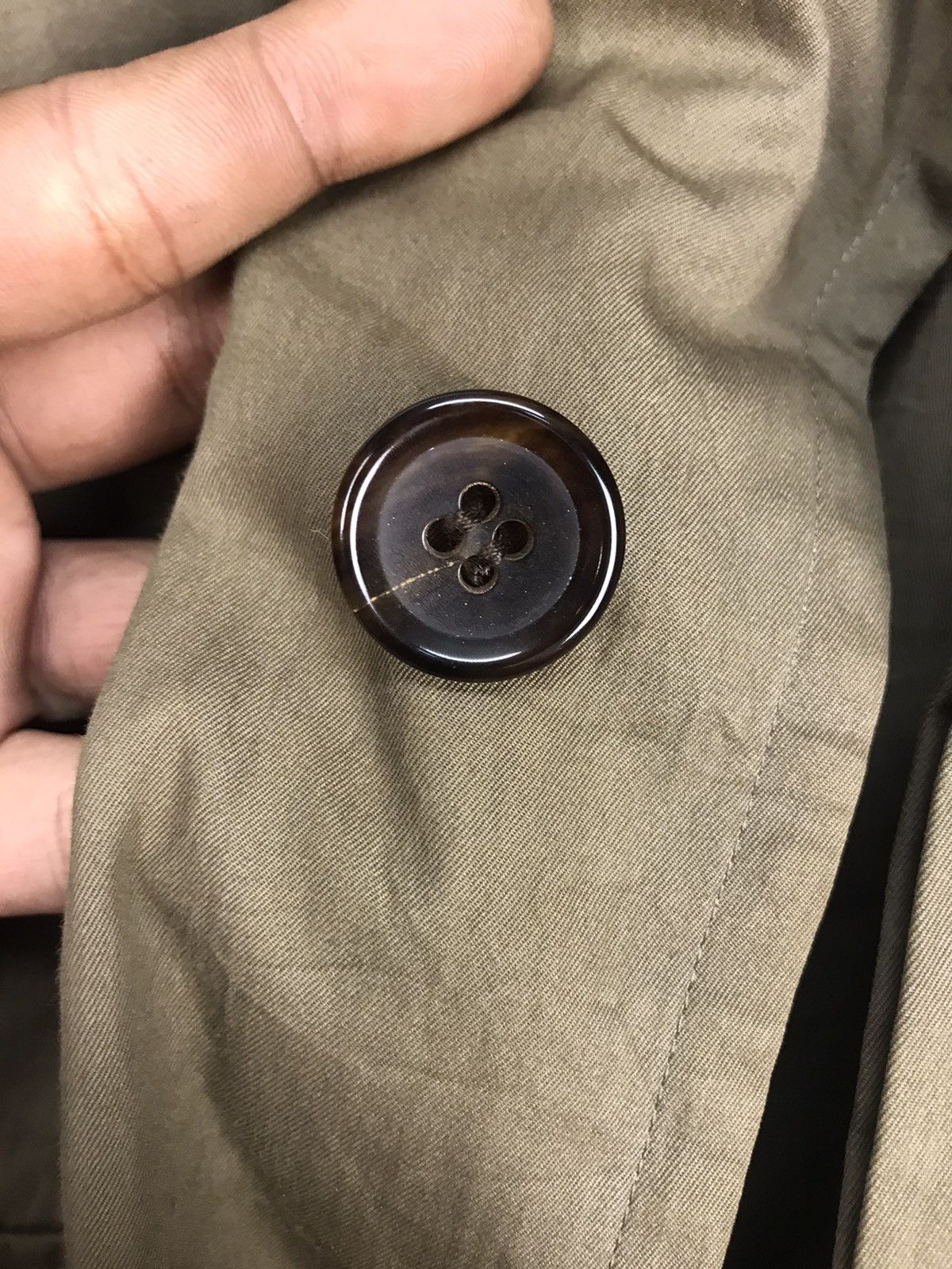 Comme des Garcons × Comme des Garcons Homme × Vintage Vintage ntage Comme des garçons homme button up long jacket Size US L / EU 52-54 / 3 - 8 Thumbnail
