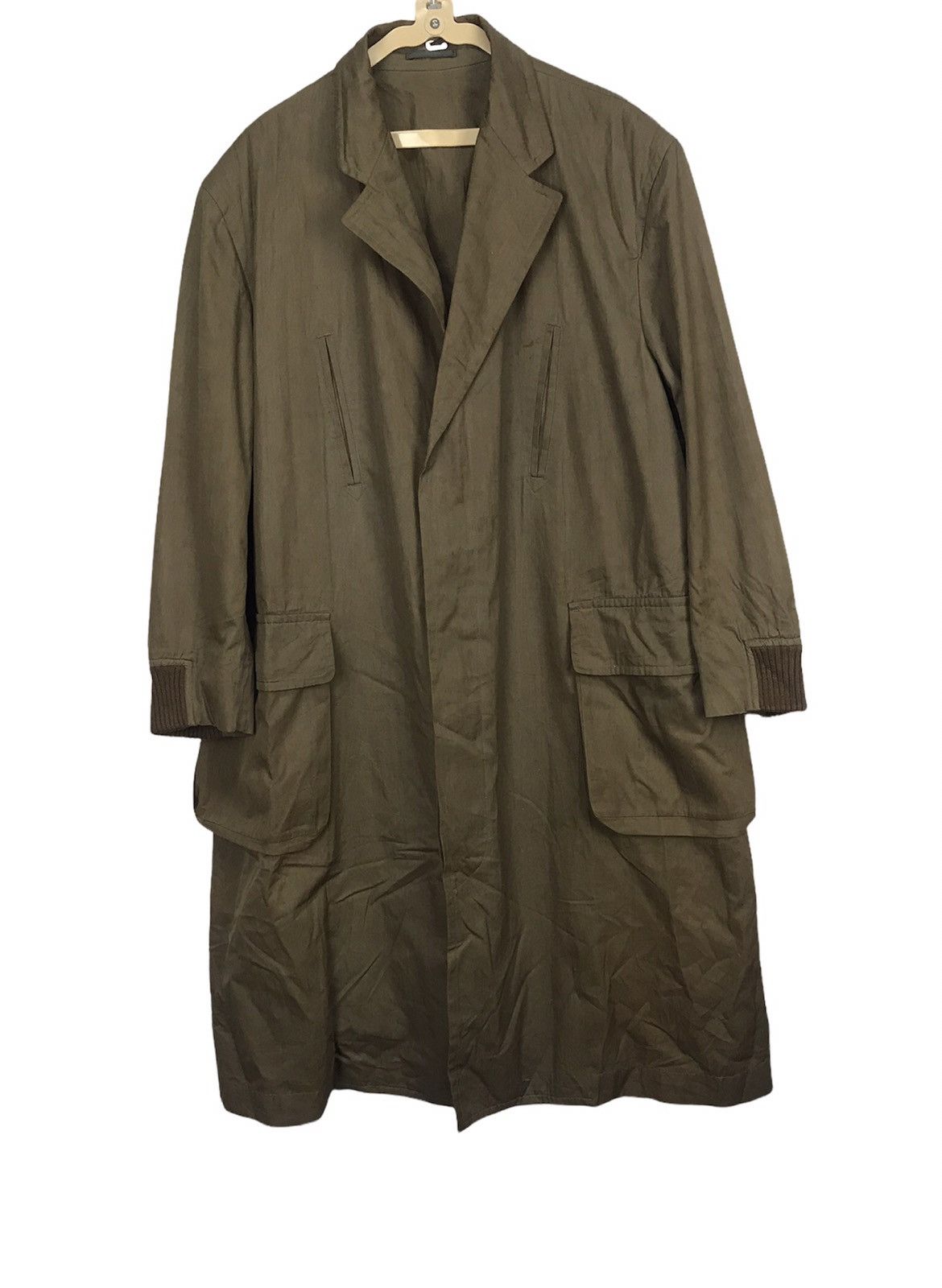 Comme des Garcons × Comme des Garcons Homme × Vintage Vintage ntage Comme des garçons homme button up long jacket Size US L / EU 52-54 / 3 - 2 Thumbnail
