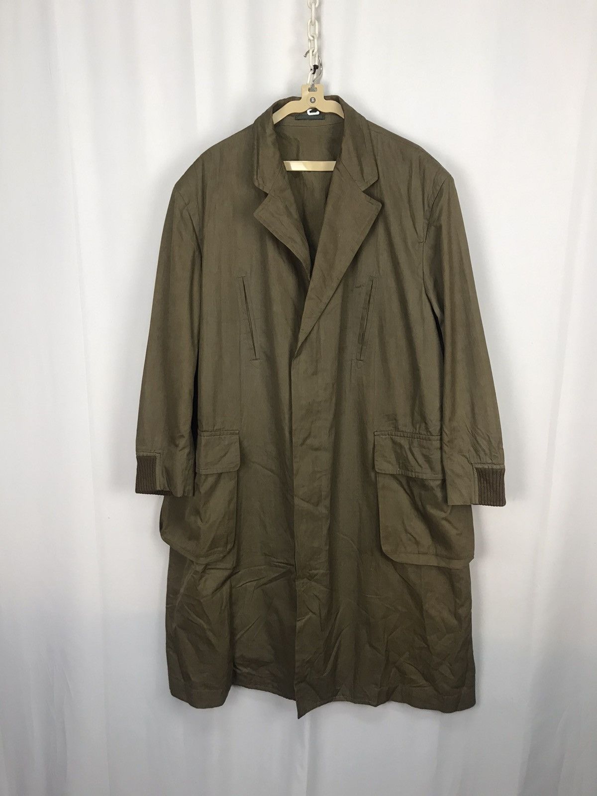 Comme des Garcons × Comme des Garcons Homme × Vintage Vintage ntage Comme des garçons homme button up long jacket Size US L / EU 52-54 / 3 - 11 Thumbnail