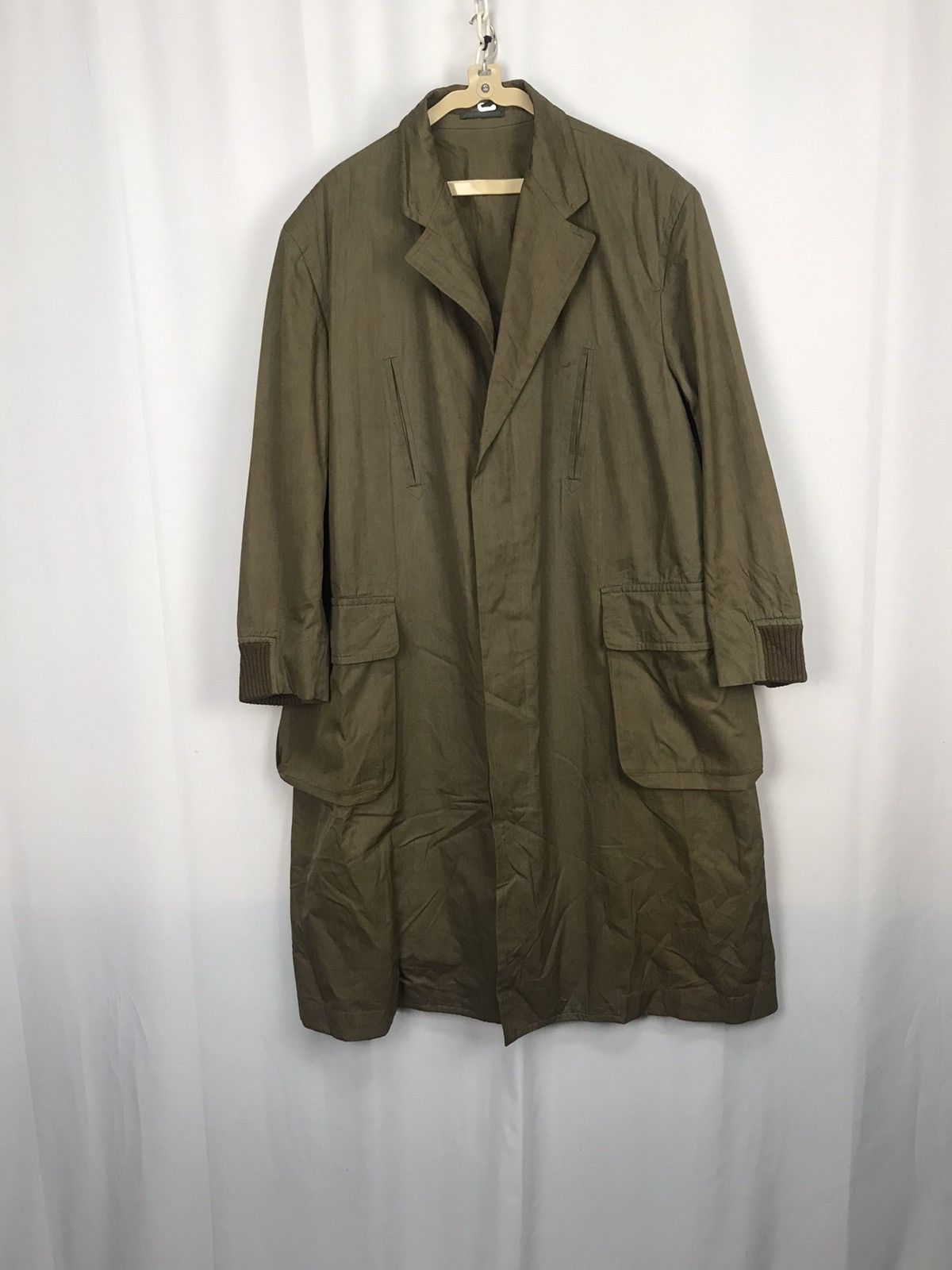Comme des Garcons × Comme des Garcons Homme × Vintage Vintage ntage Comme des garçons homme button up long jacket Size US L / EU 52-54 / 3 - 12 Thumbnail