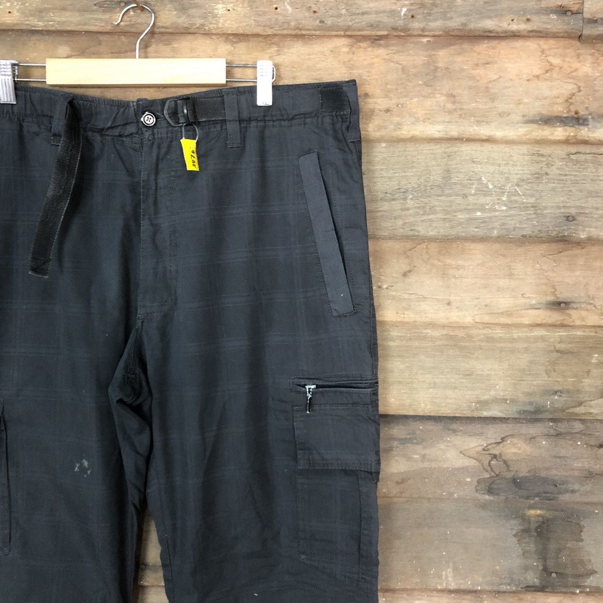 Japanese Brand Anti label Black Multipocket Tactical Cargo Pants #3874 Size US 35 - 5 Thumbnail