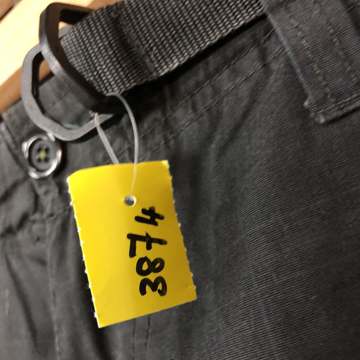 Japanese Brand Anti label Black Multipocket Tactical Cargo Pants #3874 Size US 35 - 7 Thumbnail