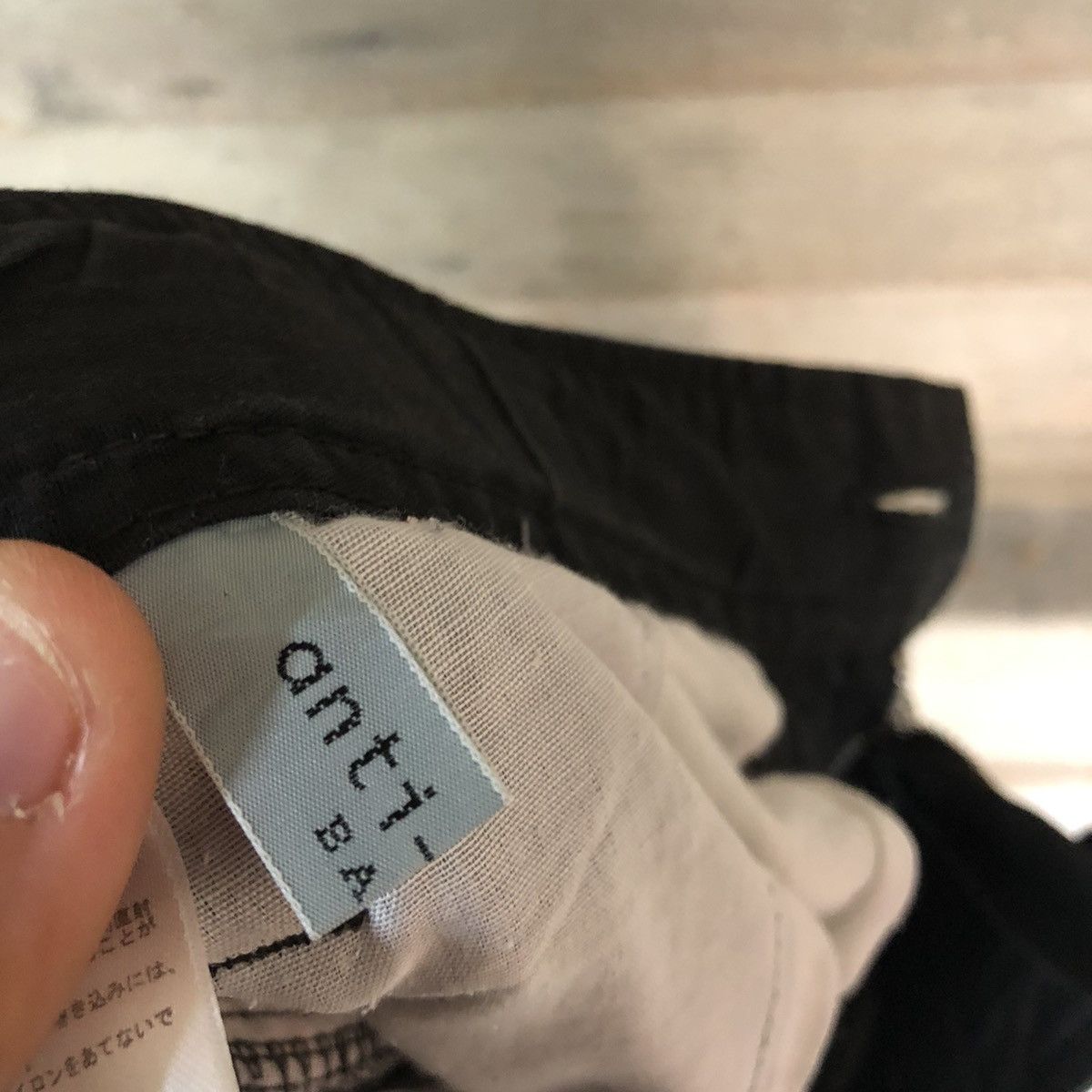 Japanese Brand Anti label Black Multipocket Tactical Cargo Pants #3874 Size US 35 - 13 Thumbnail