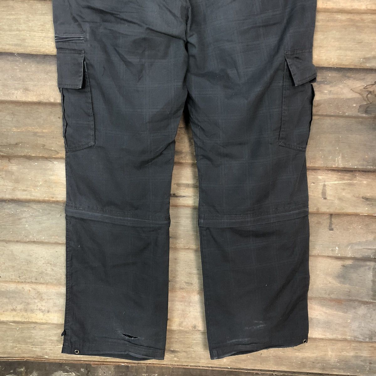 Japanese Brand Anti label Black Multipocket Tactical Cargo Pants #3874 Size US 35 - 11 Thumbnail