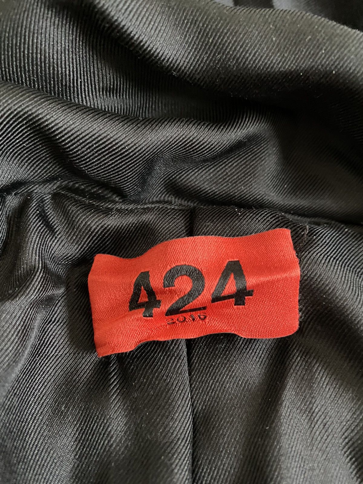 424 424 Black Fishtail Parka Size US L / EU 52-54 / 3 - 3 Thumbnail