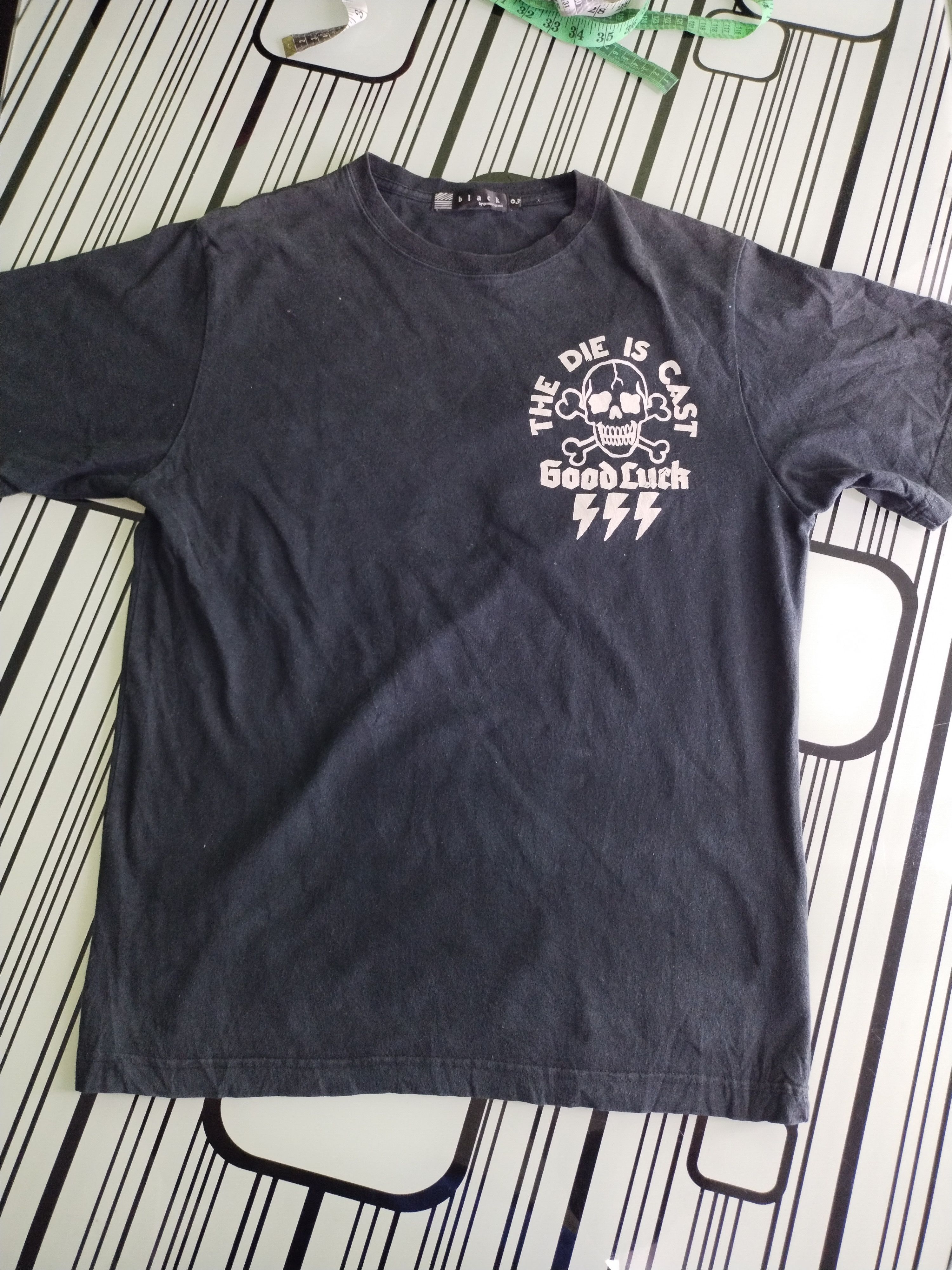 Japanese Brand 🔥 Black by Groover Grand Skull Shirt Tee Size US M / EU 48-50 / 2 - 2 Thumbnail