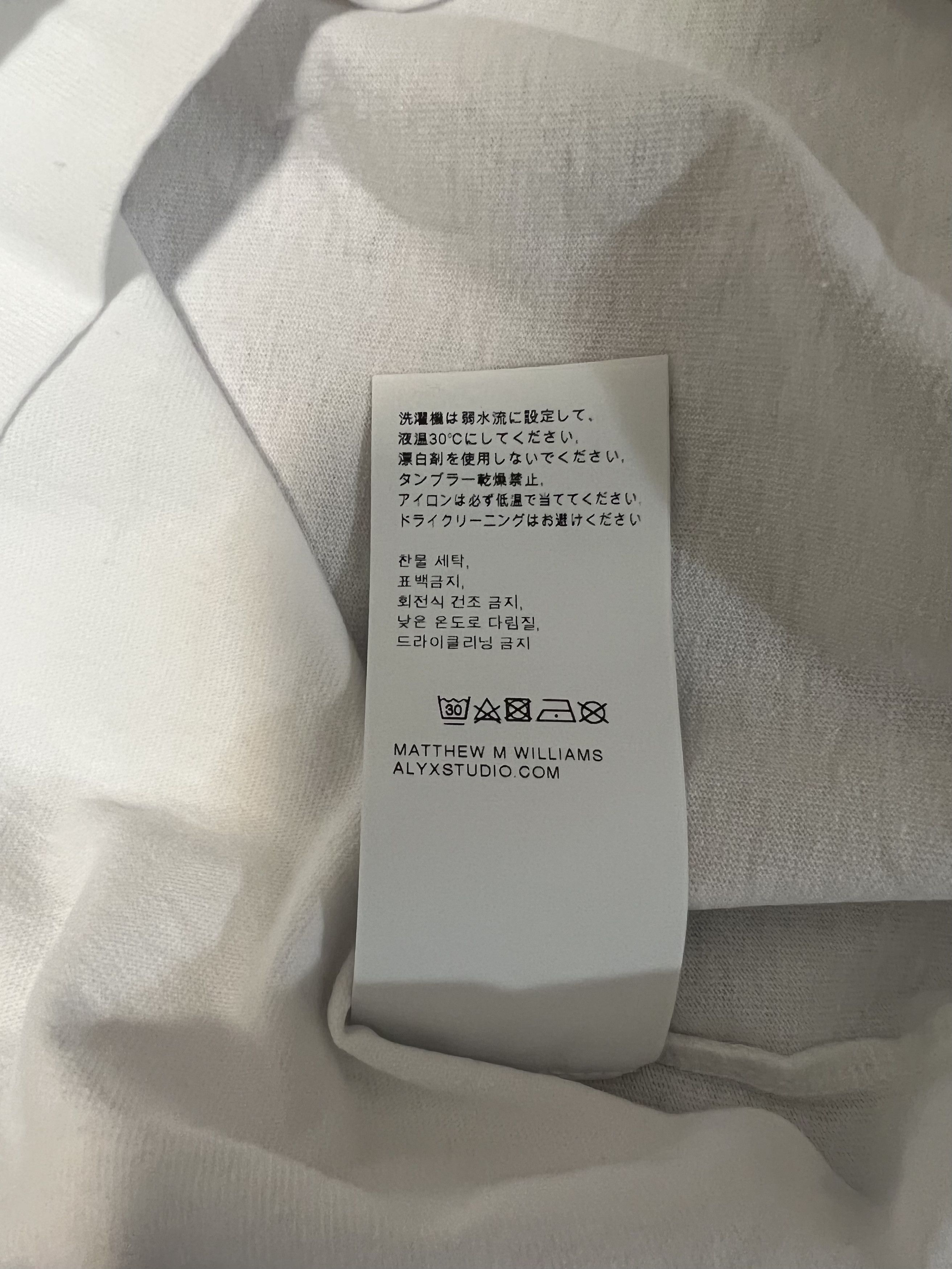1017 ALYX 9SM 💚 SS20 1017 ALYX 9SM Sphere White Logo Tee NEW Size US L / EU 52-54 / 3 - 9 Thumbnail