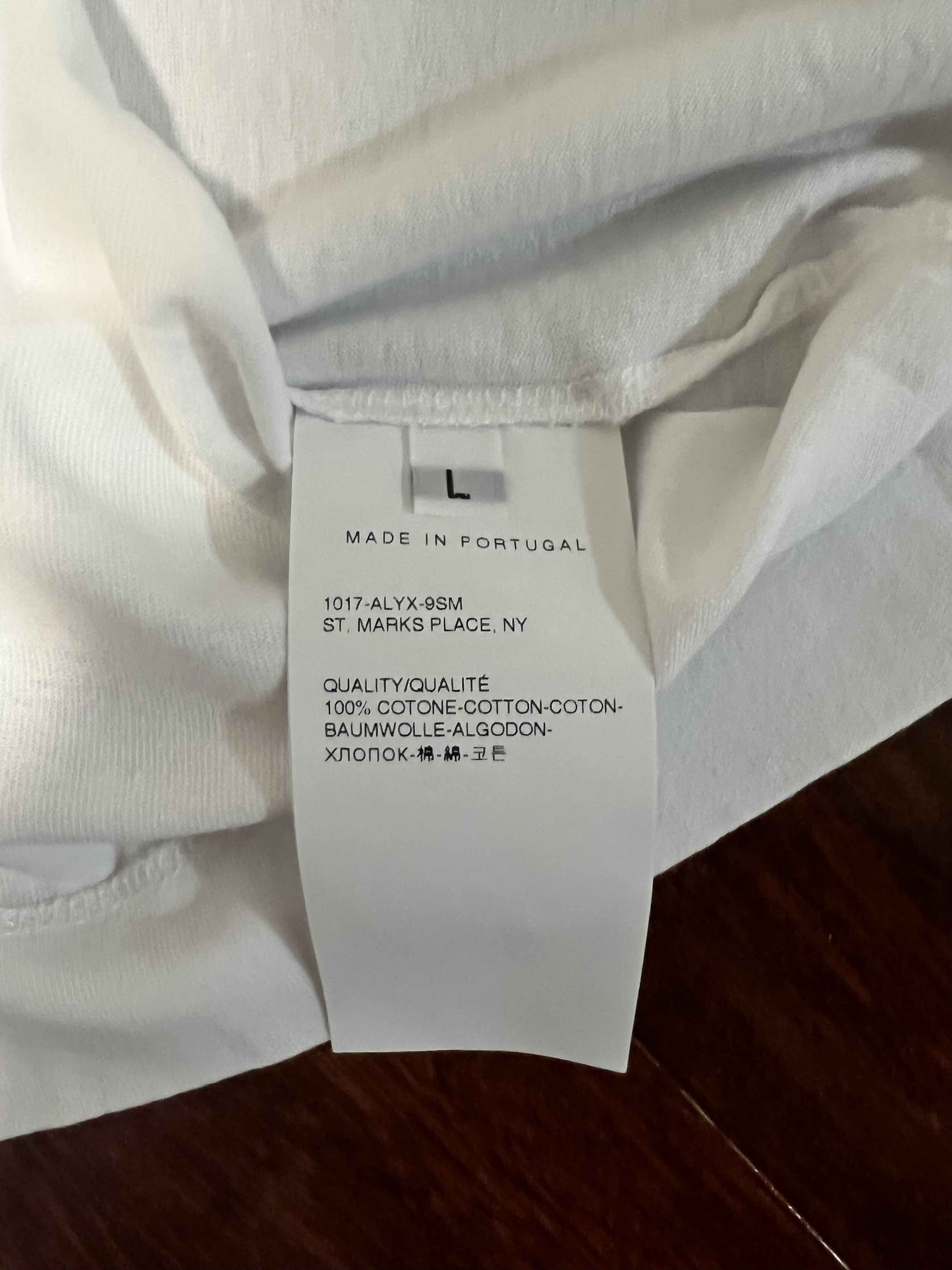 1017 ALYX 9SM 💚 SS20 1017 ALYX 9SM Sphere White Logo Tee NEW Size US L / EU 52-54 / 3 - 8 Thumbnail