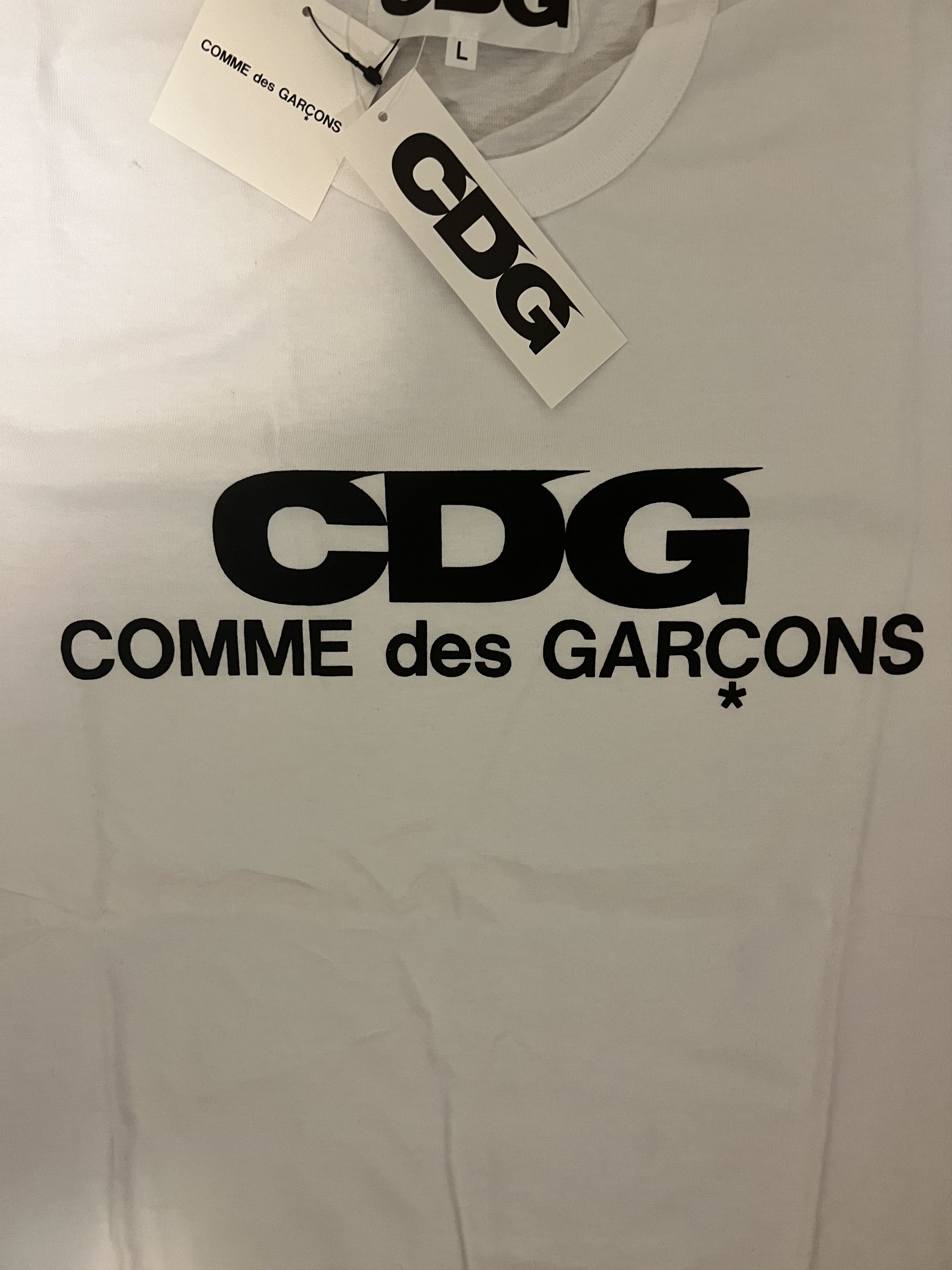 CDG by Comme des Garcons 💚 JAPAN EXCLUSIVE COMME DES GARÇONS BIG LOGO TEE Size US L / EU 52-54 / 3 - 4 Thumbnail
