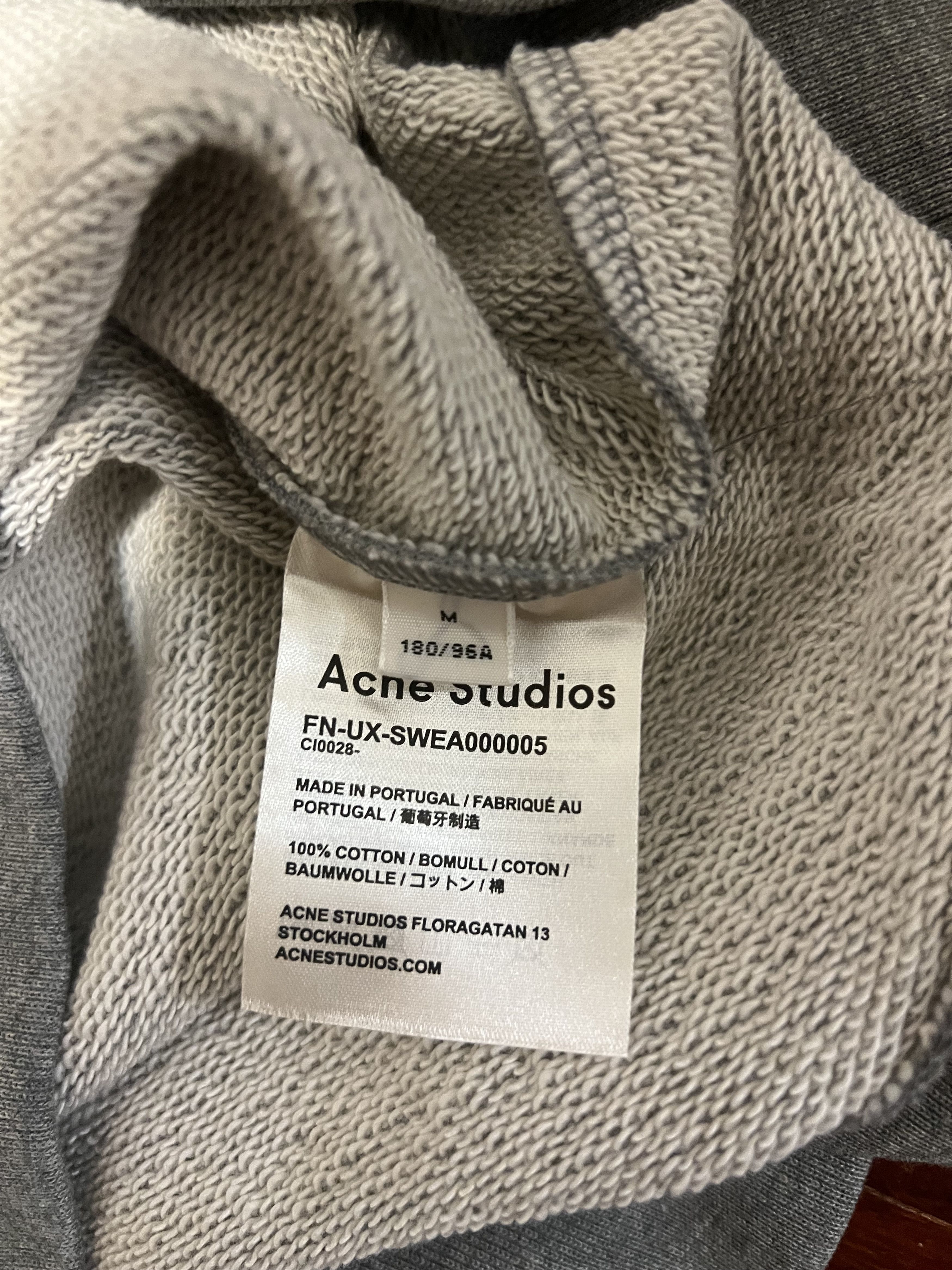 Acne Studios 💚 FW19 Acne Studios Embroidered Monkey Grey Sweater NEW Size US M / EU 48-50 / 2 - 6 Thumbnail