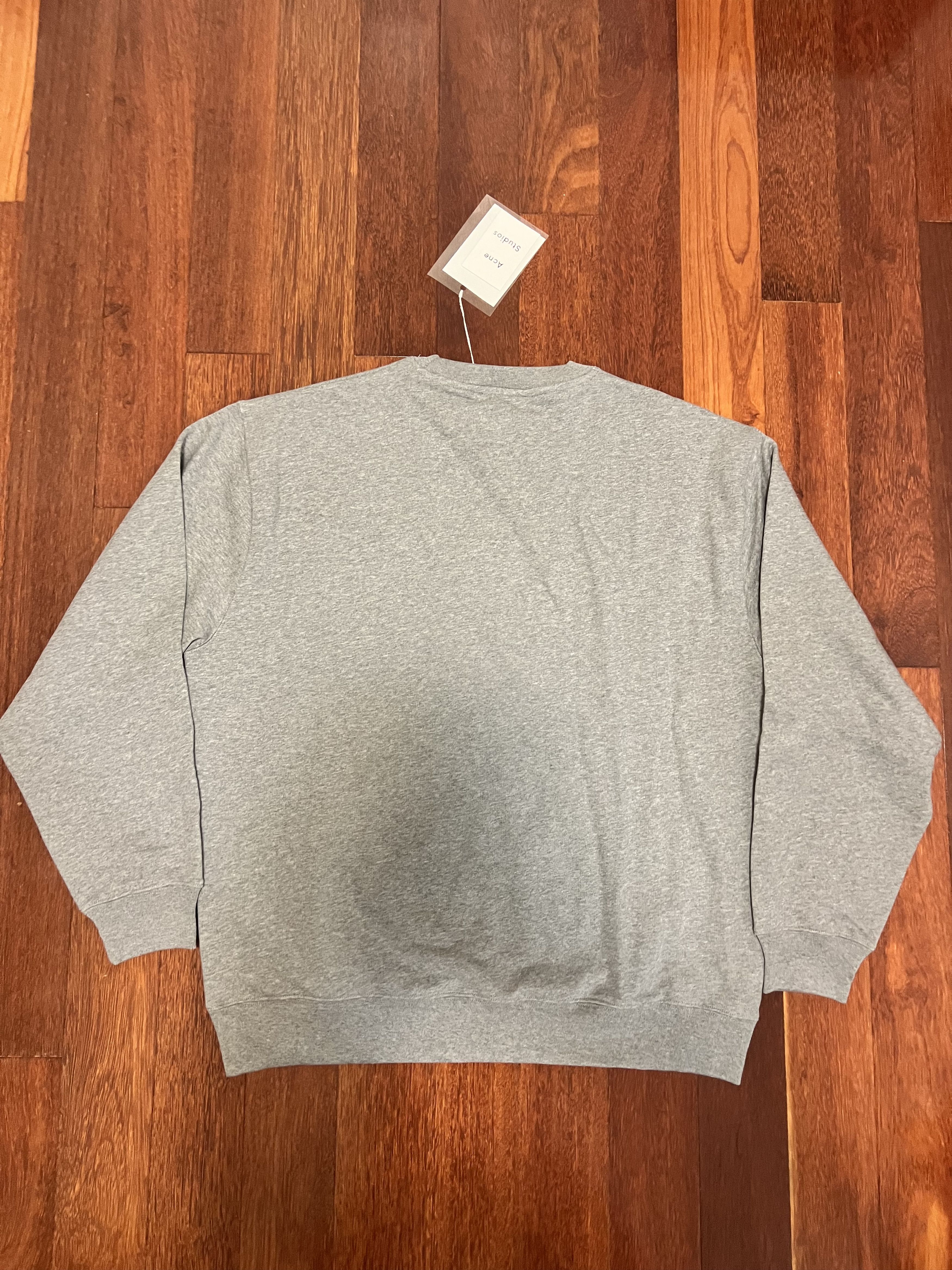 Acne Studios 💚 FW19 Acne Studios Embroidered Monkey Grey Sweater NEW Size US M / EU 48-50 / 2 - 2 Thumbnail