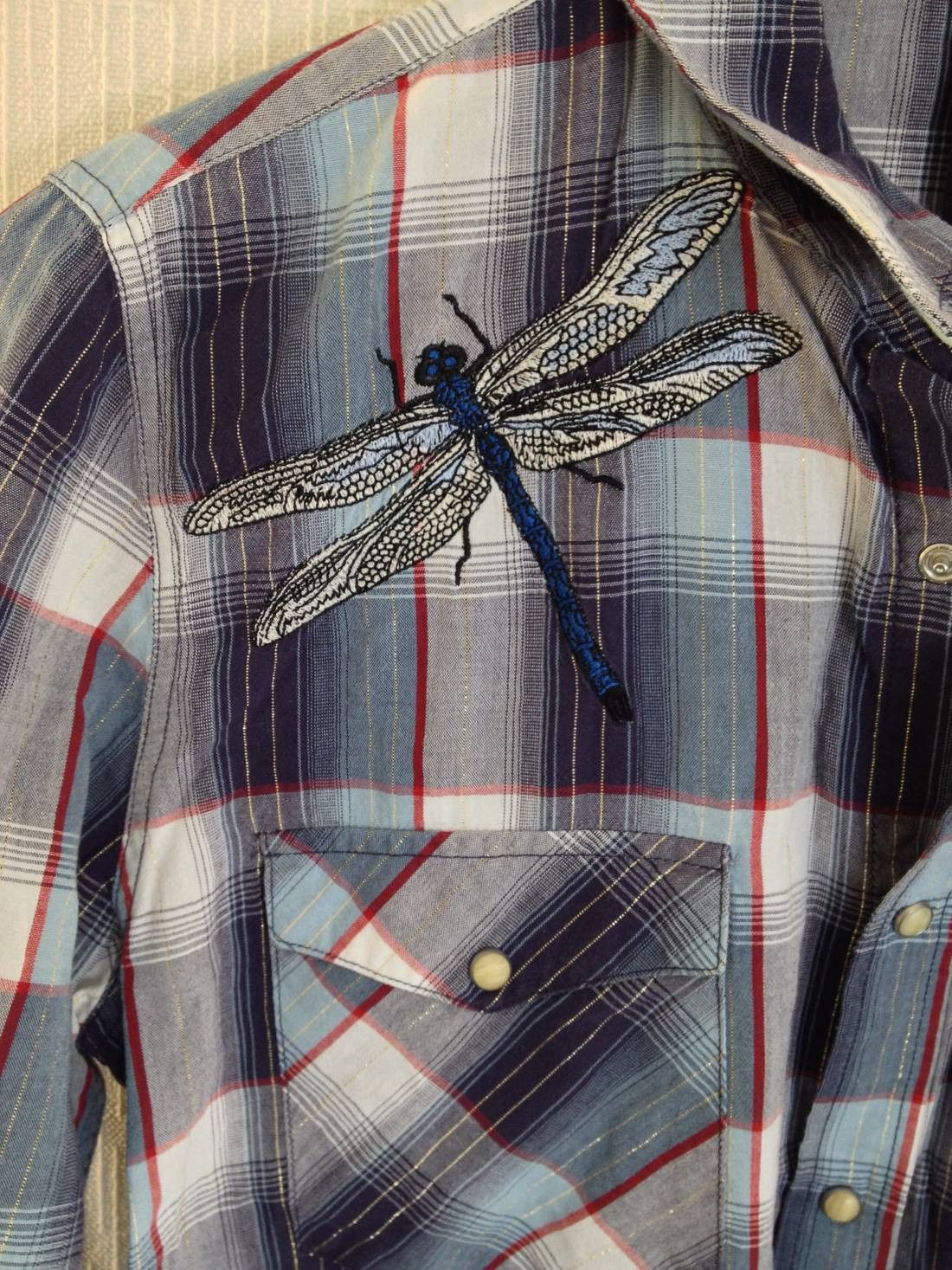 Nudie Jeans nudie jeans dragonfly embroidery shirt Size US S / EU 44-46 / 1 - 13 Thumbnail