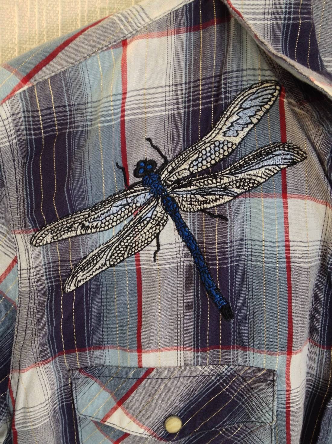 Nudie Jeans nudie jeans dragonfly embroidery shirt Size US S / EU 44-46 / 1 - 11 Thumbnail