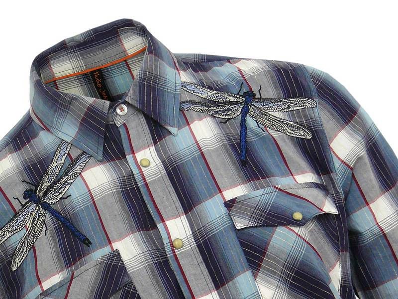 Nudie Jeans nudie jeans dragonfly embroidery shirt Size US S / EU 44-46 / 1 - 1 Thumbnail