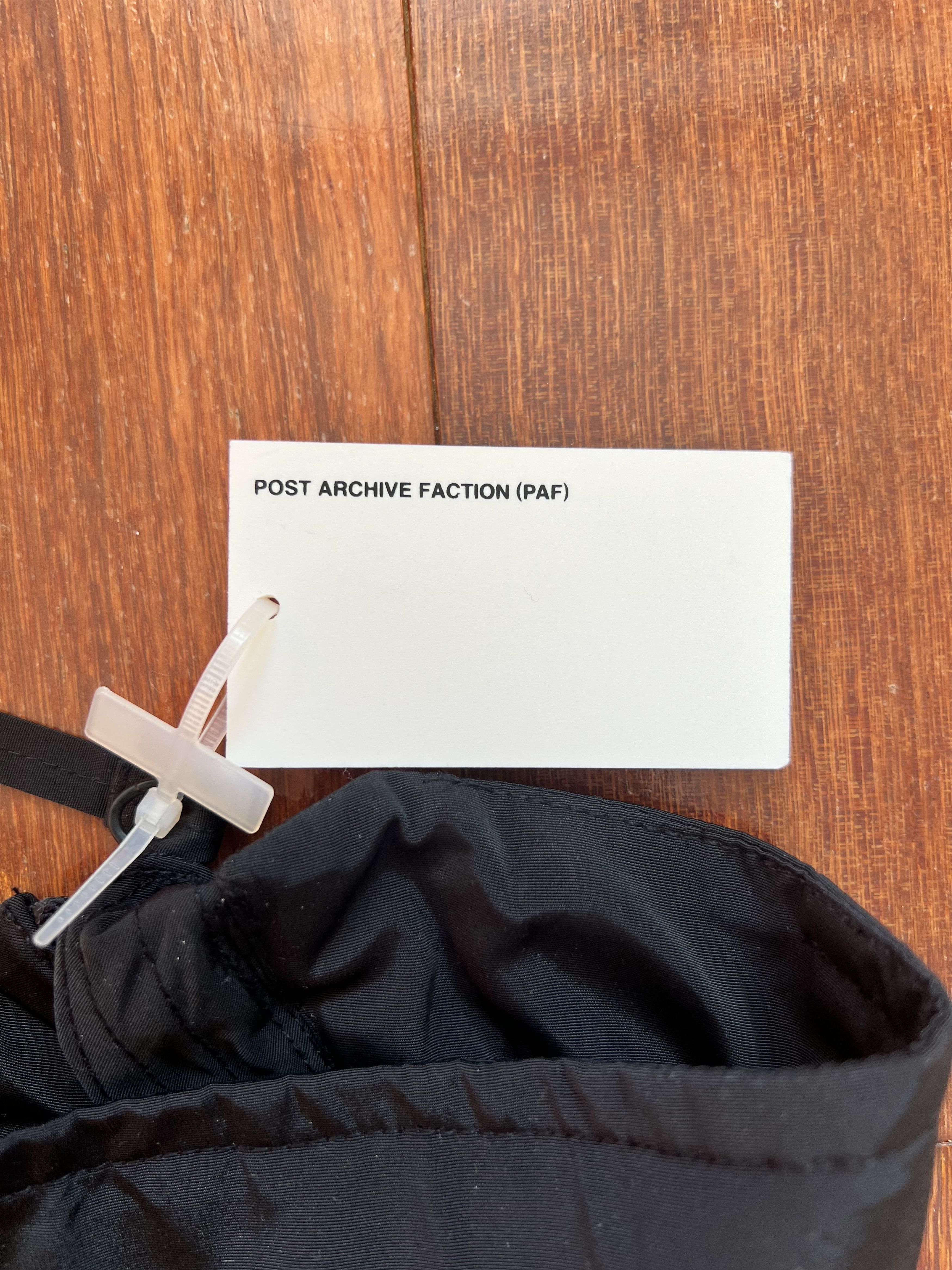 POST ARCHIVE FACTION (PAF) 💚 Post Archive Faction 4.0 Technical Pants Center Black NEW Size US 34 / EU 50 - 9 Thumbnail