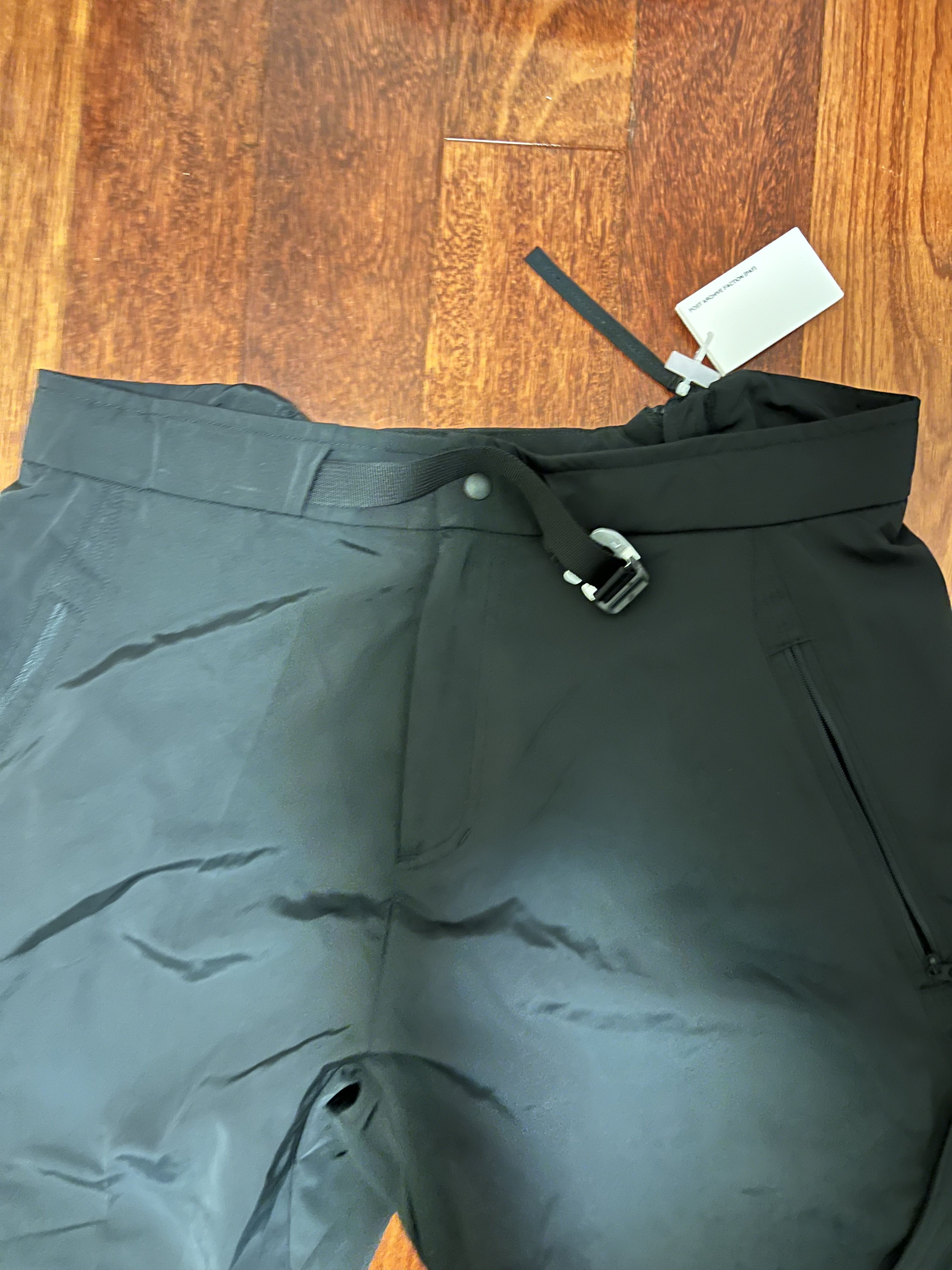 POST ARCHIVE FACTION (PAF) 💚 Post Archive Faction 4.0 Technical Pants Center Black NEW Size US 34 / EU 50 - 6 Thumbnail