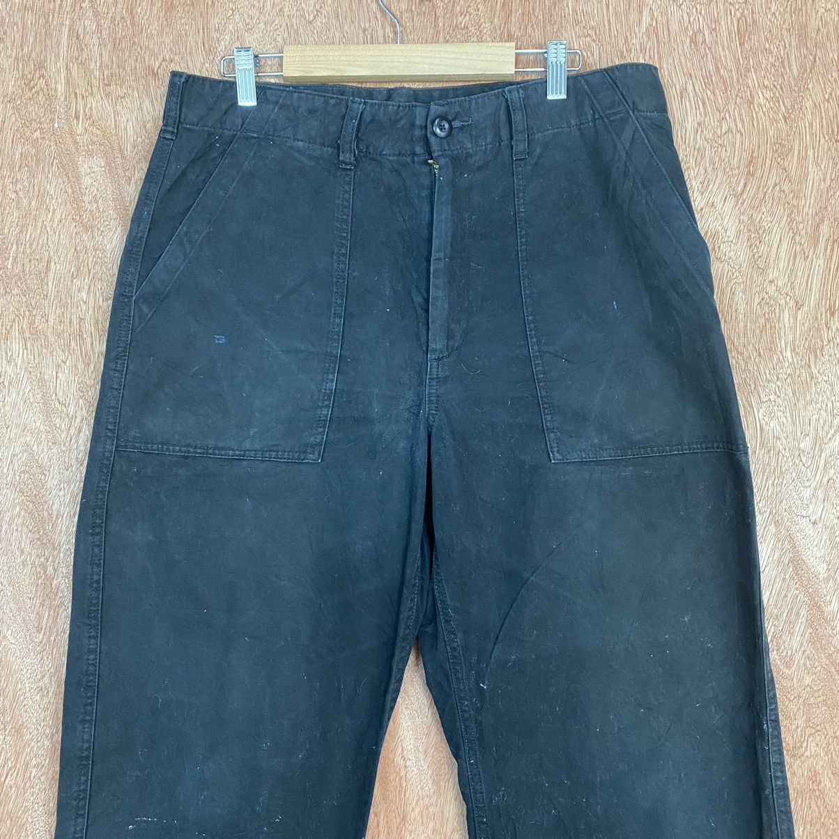 Faded Glory GU Japan Black Multipocket Cargo Pants #c782 Size US 32 / EU 48 - 2 Thumbnail
