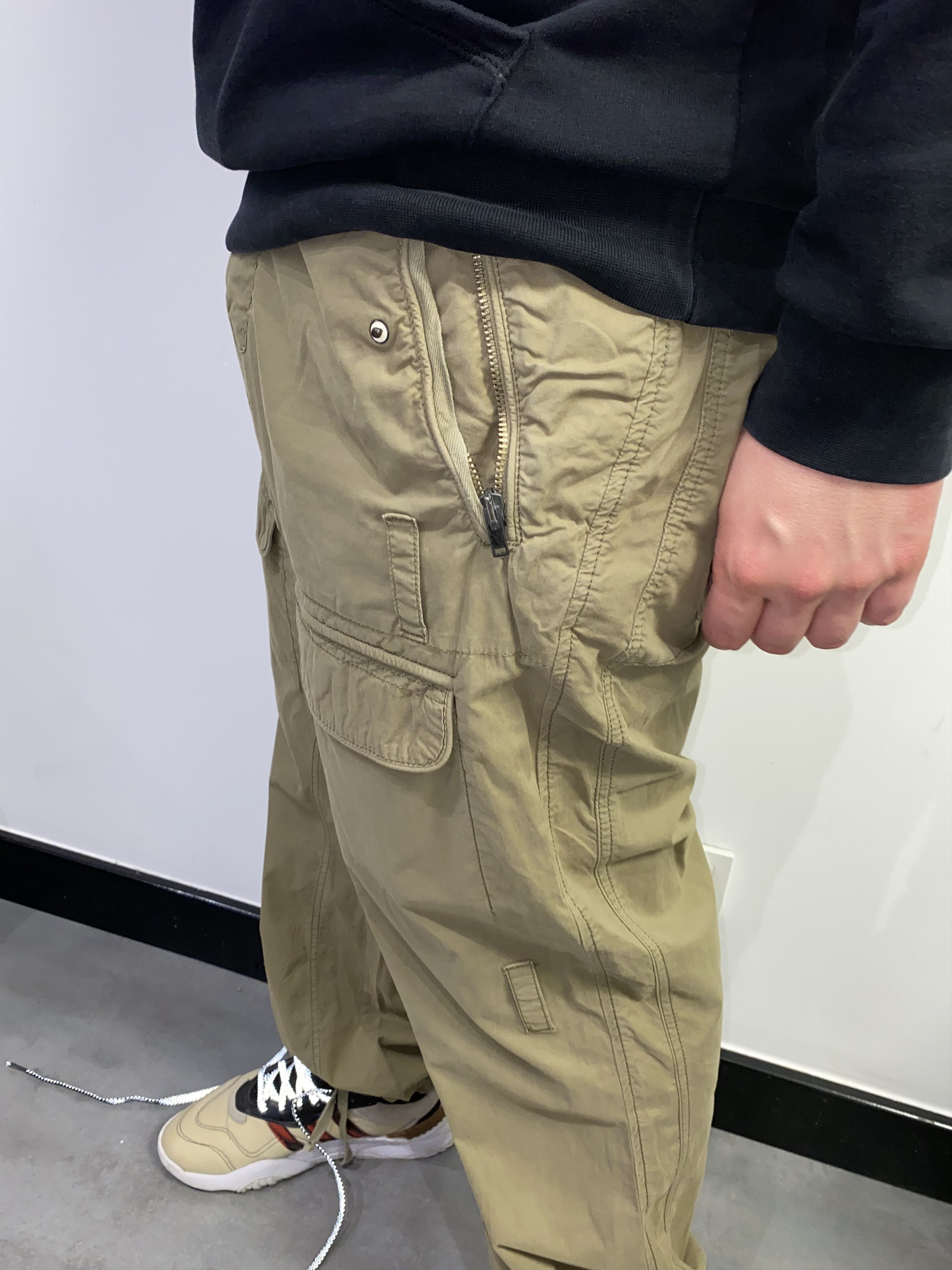 Armani × Emporio Armani Armani Cargo Bondage Work Beige Casual Pants Size US 34 / EU 50 - 4 Thumbnail