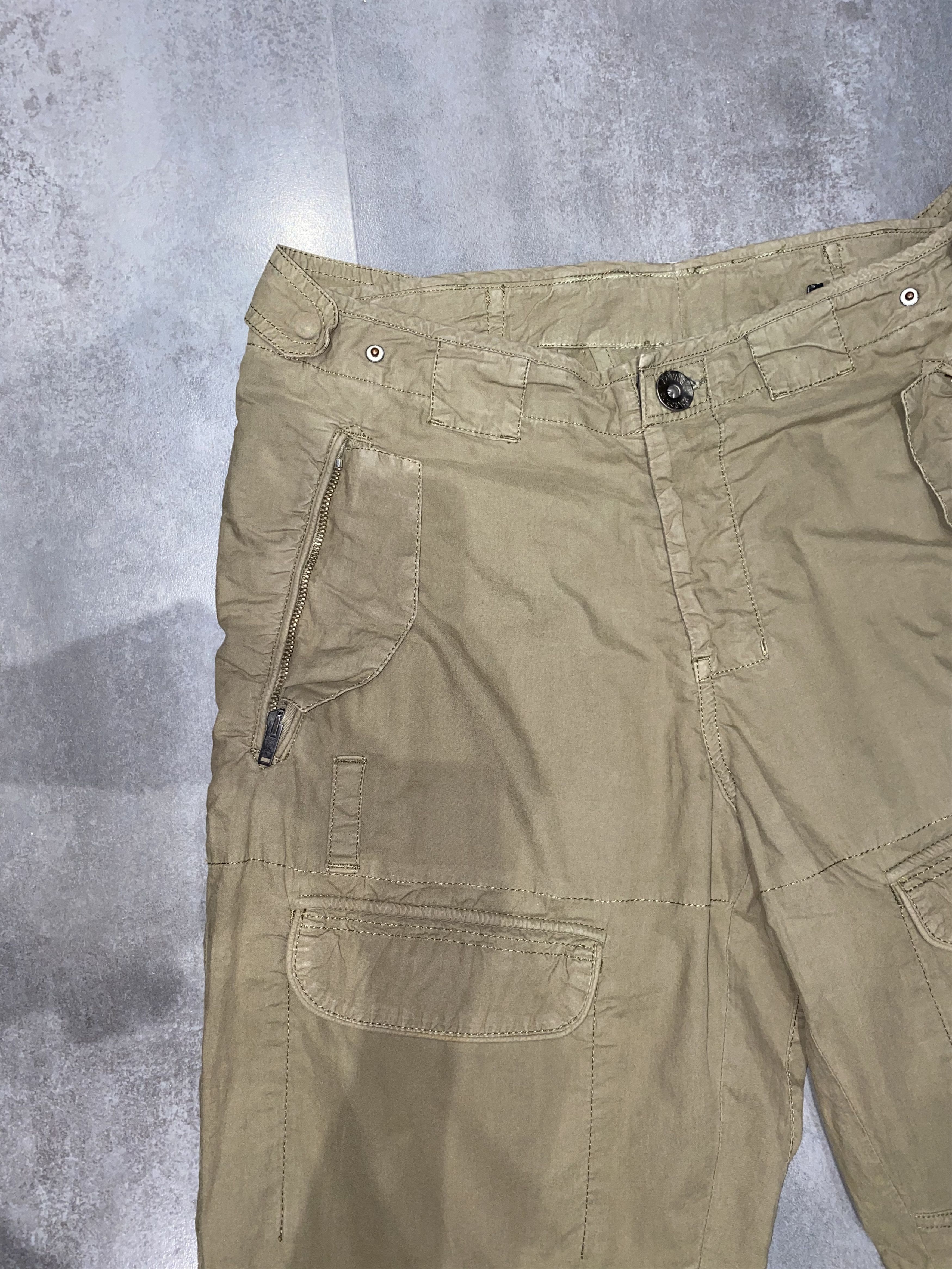 Armani × Emporio Armani Armani Cargo Bondage Work Beige Casual Pants Size US 34 / EU 50 - 10 Thumbnail