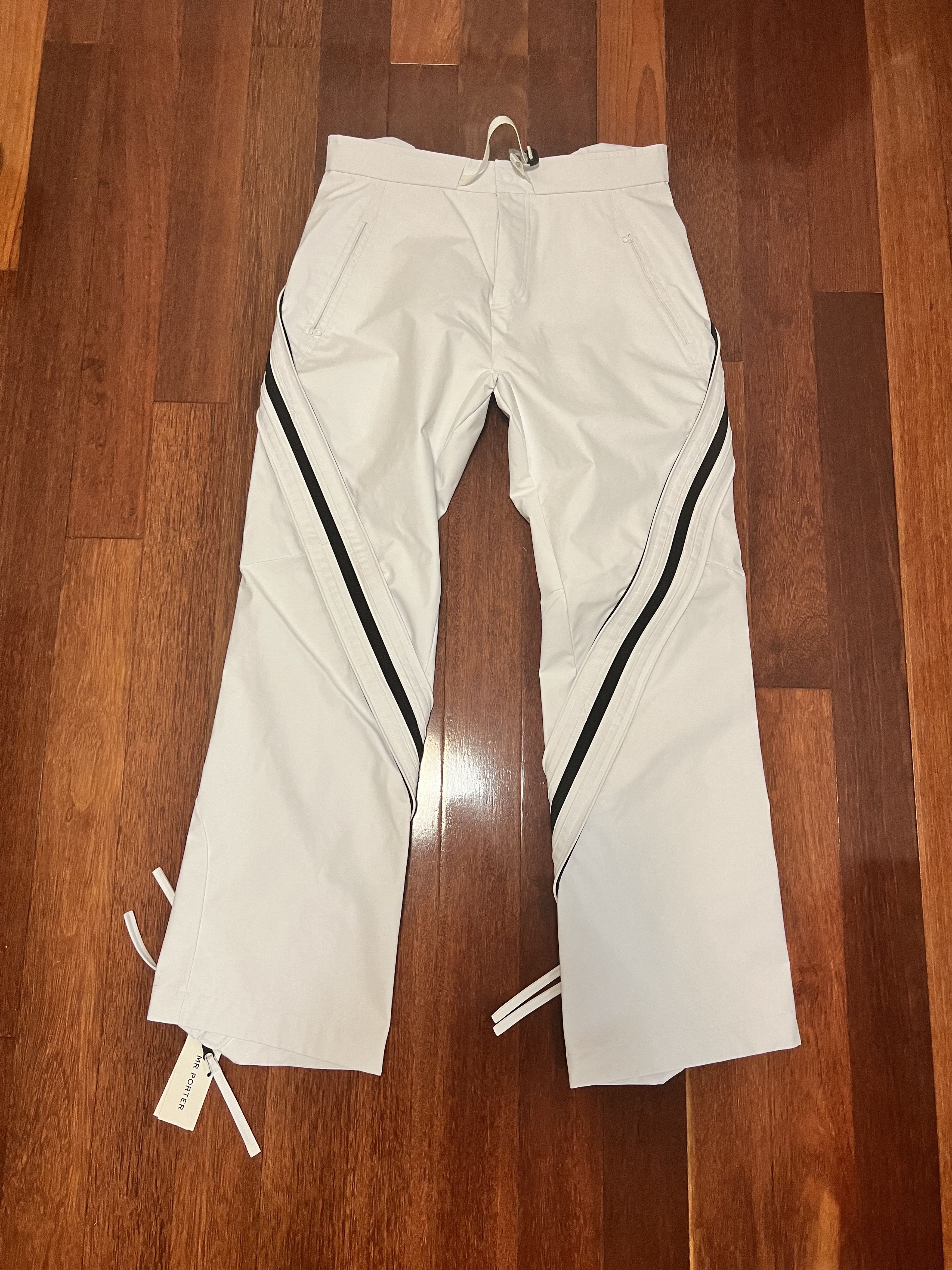 POST ARCHIVE FACTION (PAF) 💚 Post Archive Faction 4.0+ Technical Pants Center White Size US 32 / EU 48 - 4 Thumbnail