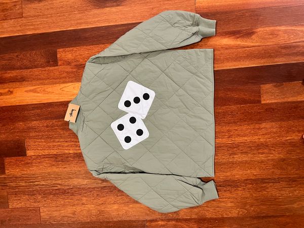 Stussy 💚 Stussy Dice Quilted Liner Jacket Olive | Grailed