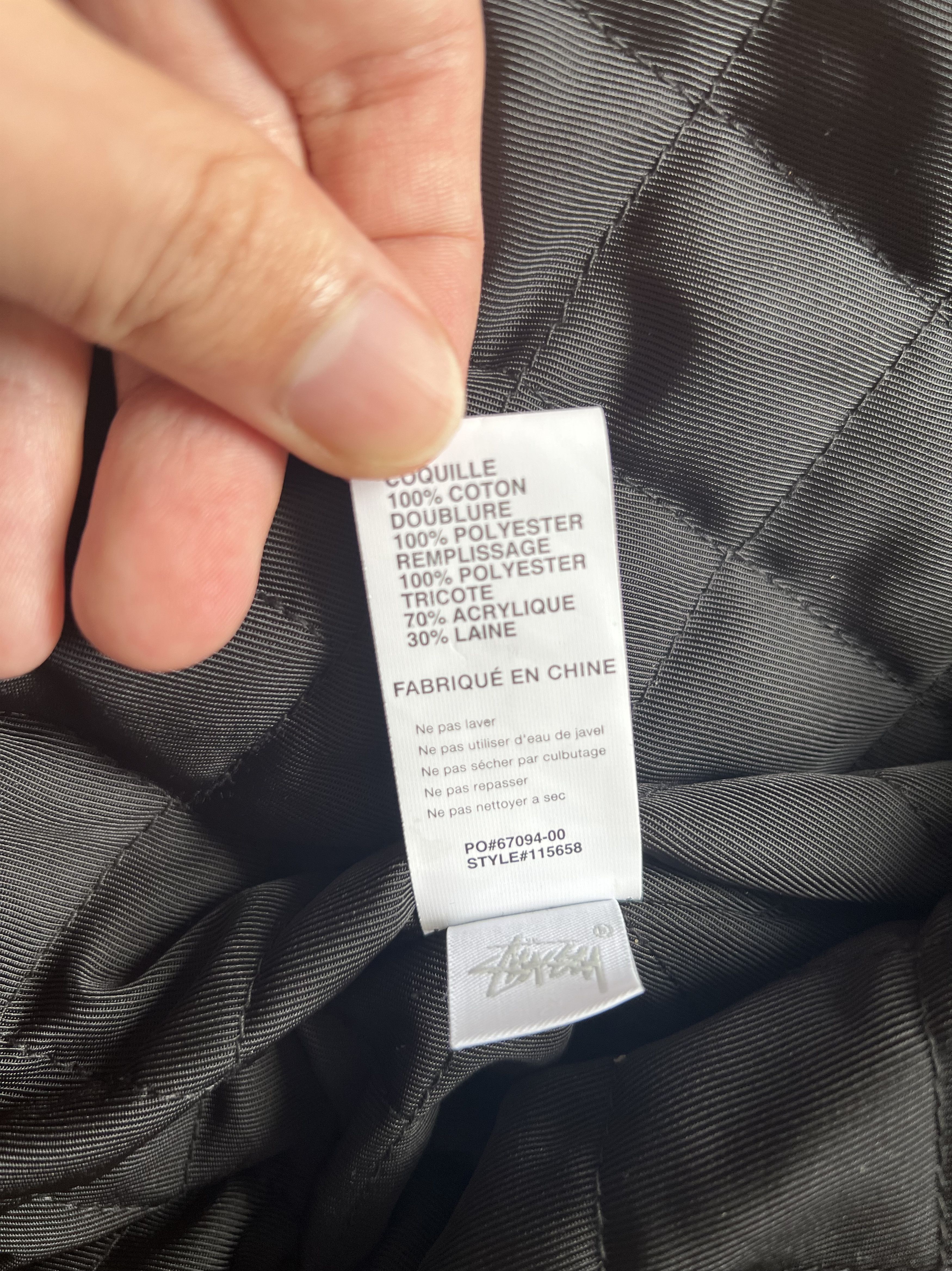 Stussy 💚 Stussy Embroidered Souvenir Jacket Black Large NEW Size US L / EU 52-54 / 3 - 9 Thumbnail