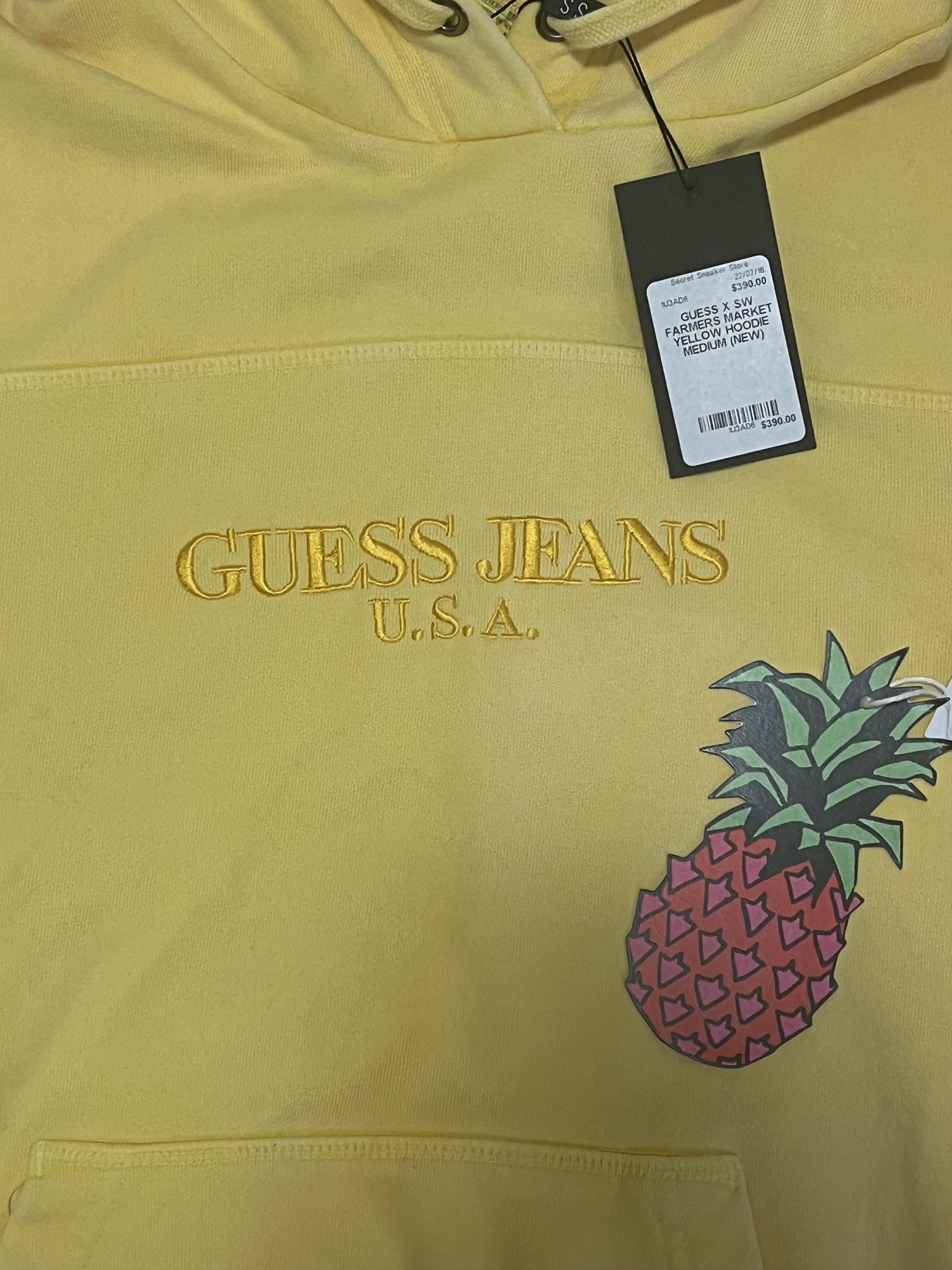 Guess 💚 Guess x Sean Wotherspoon Sun Faded Farmers Market Hoodie Size US M / EU 48-50 / 2 - 3 Thumbnail