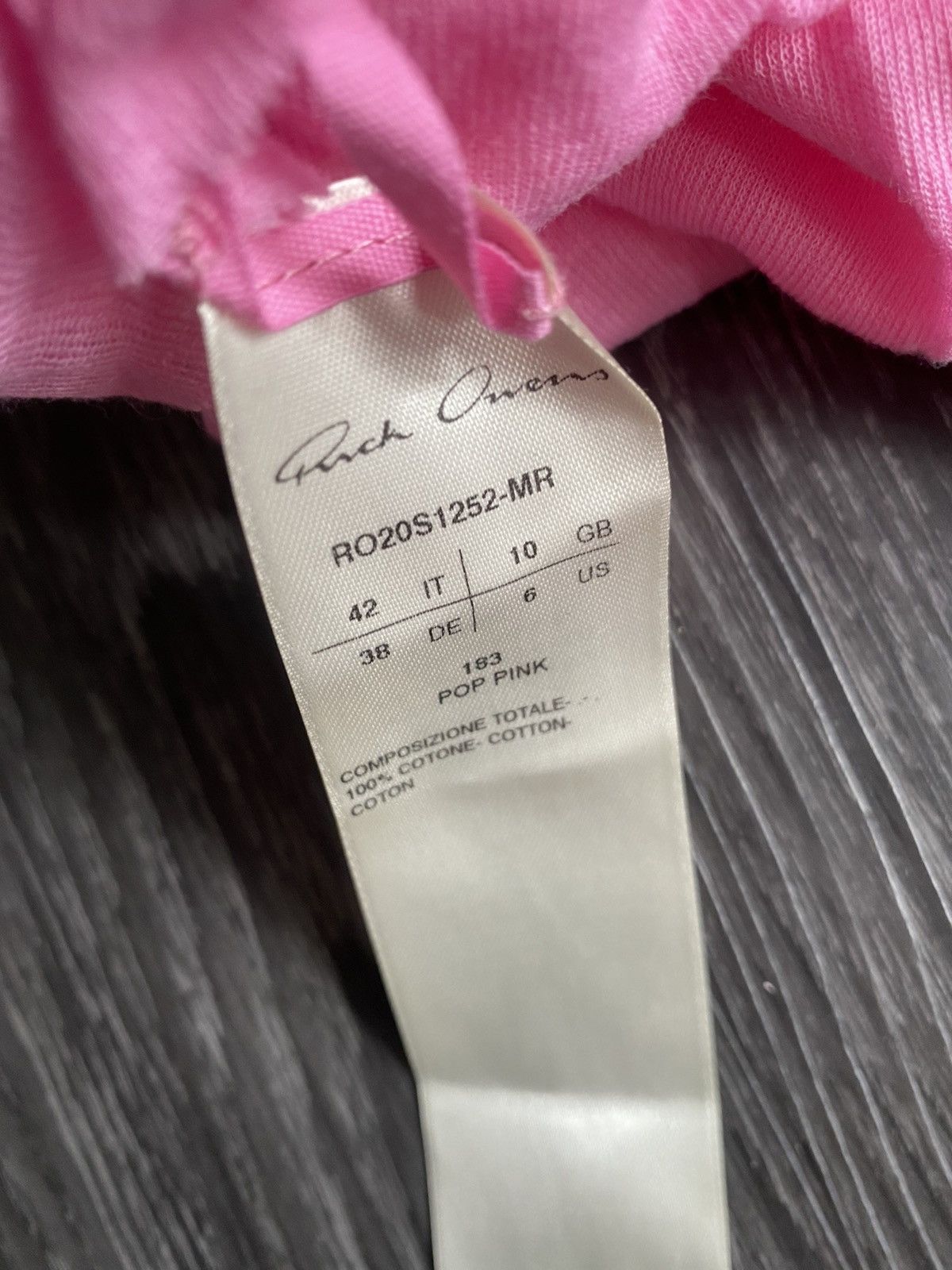 Rick Owens SS20 Bubblegum Pink Long LongSleeve Size US M / EU 48-50 / 2 - 5 Thumbnail