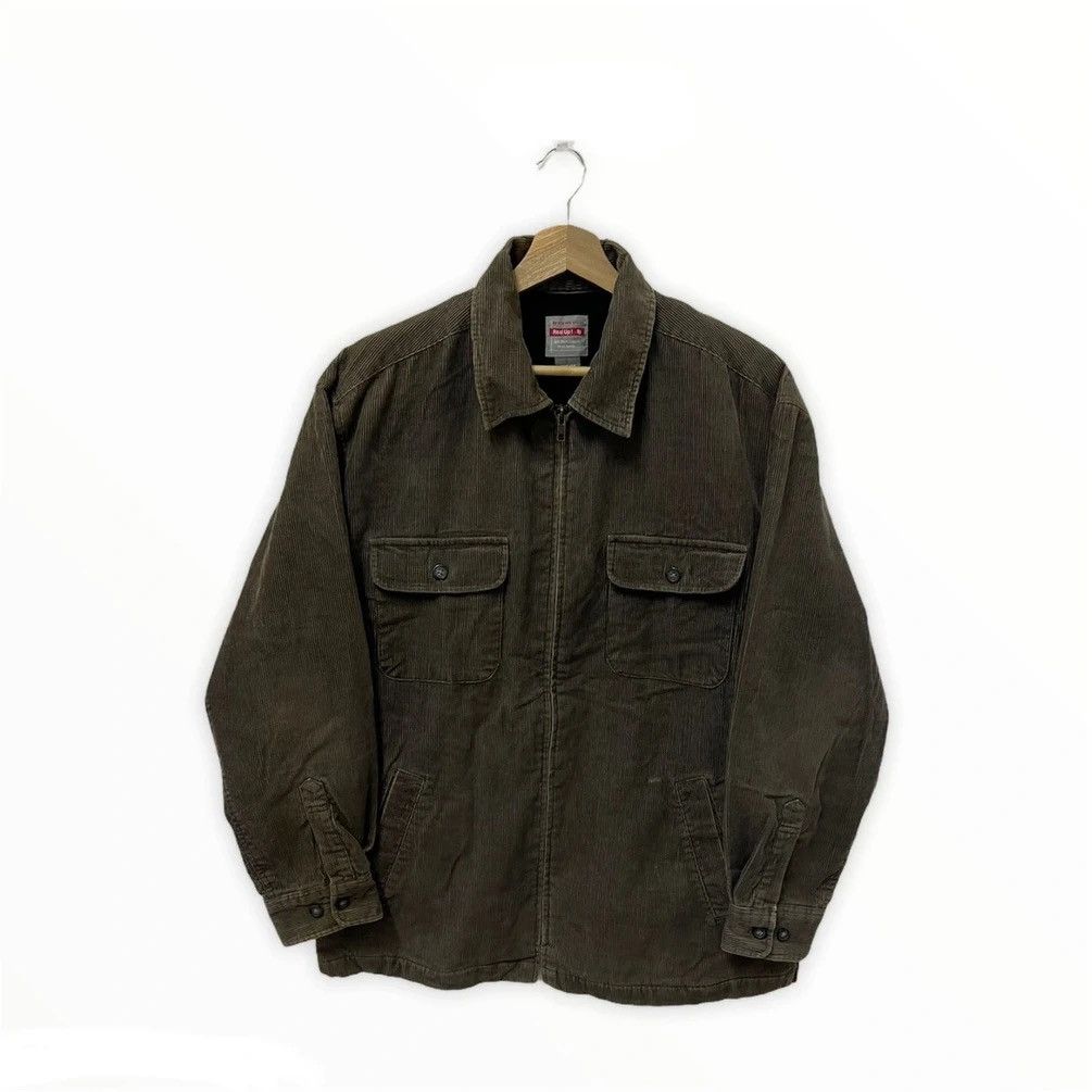 Vintage Real Up Corduroy Multi Pocket Zip Up Jacket