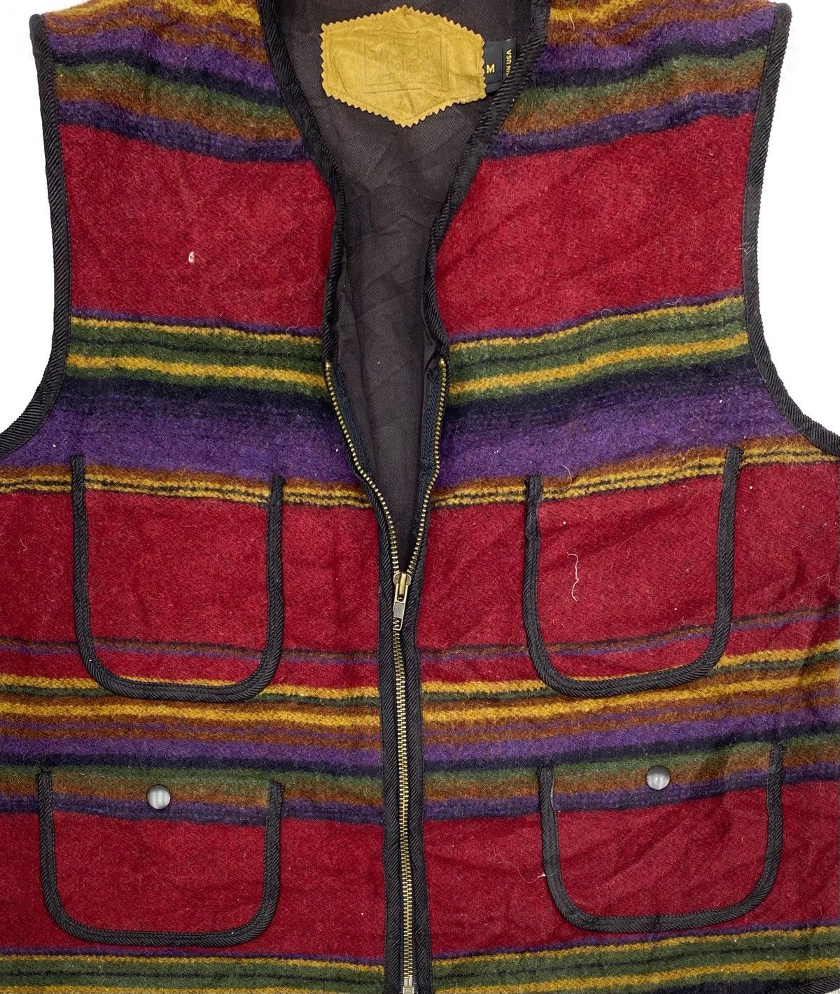 Woolrich Woolen Mills 🔥NEED GONE🔥VTG NAVAJO WOOLRICH USA WITH STRIPES COLOUR USA 🇺🇸 Size US M / EU 48-50 / 2 - 3 Thumbnail