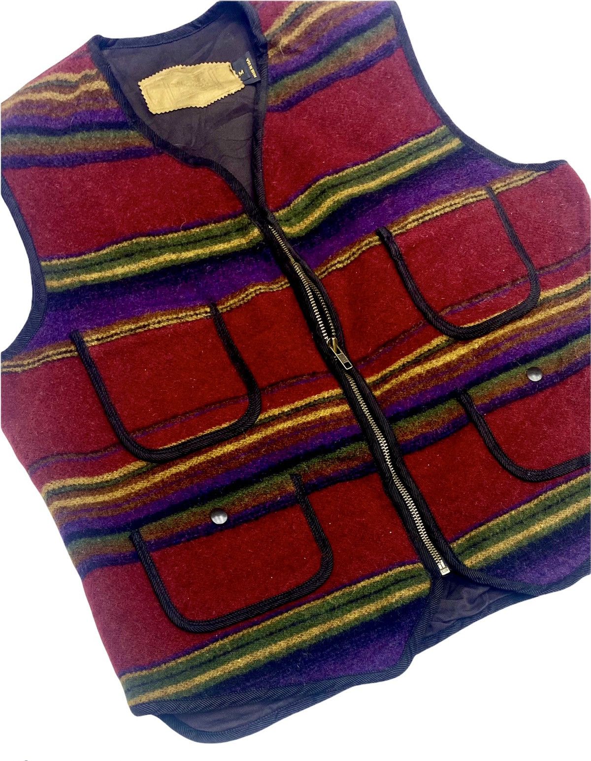 Woolrich Woolen Mills 🔥NEED GONE🔥VTG NAVAJO WOOLRICH USA WITH STRIPES COLOUR USA 🇺🇸 Size US M / EU 48-50 / 2 - 8 Thumbnail